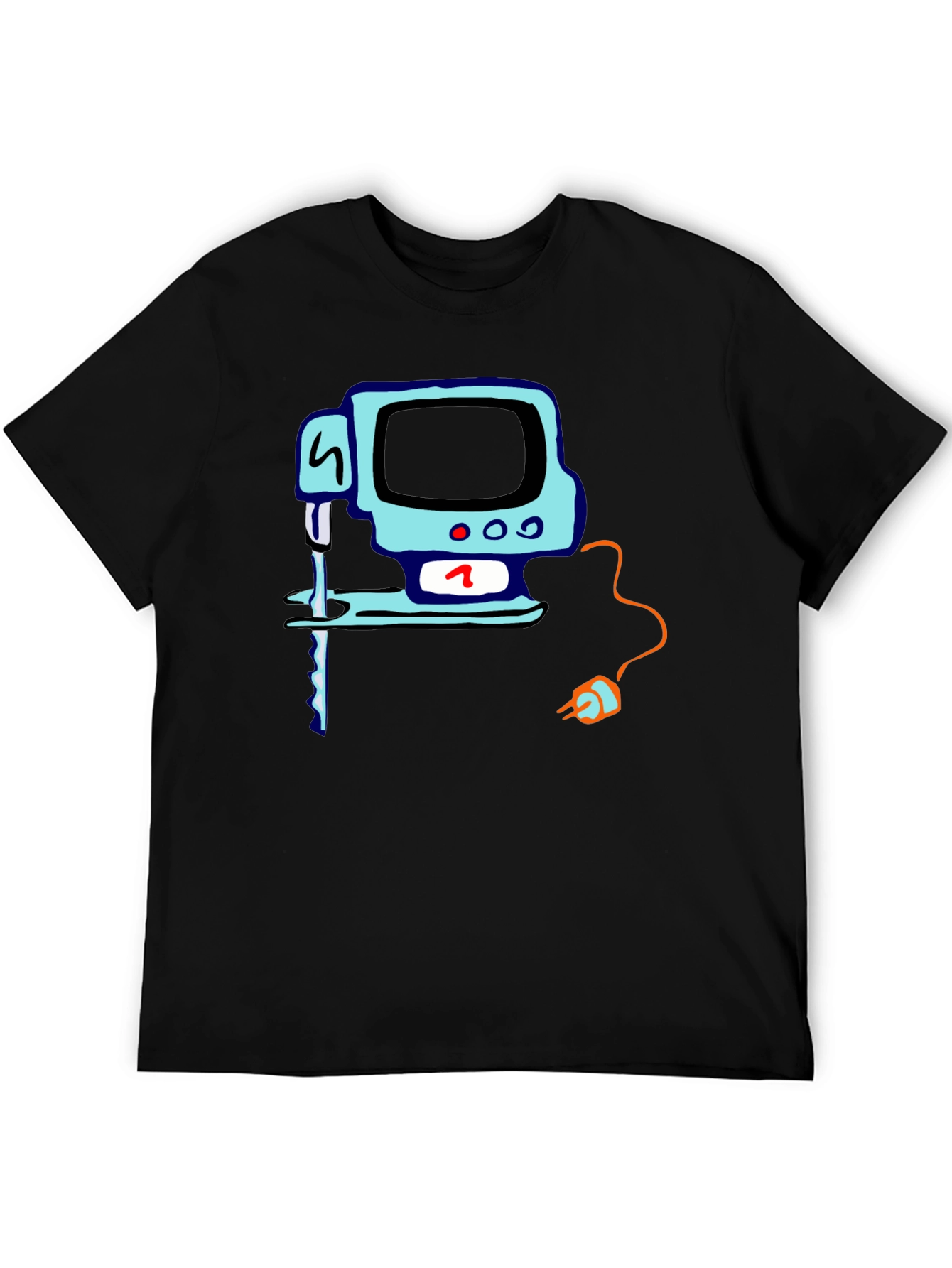 Retro Computer Graphic T-Shirt - Classic Tech Style
