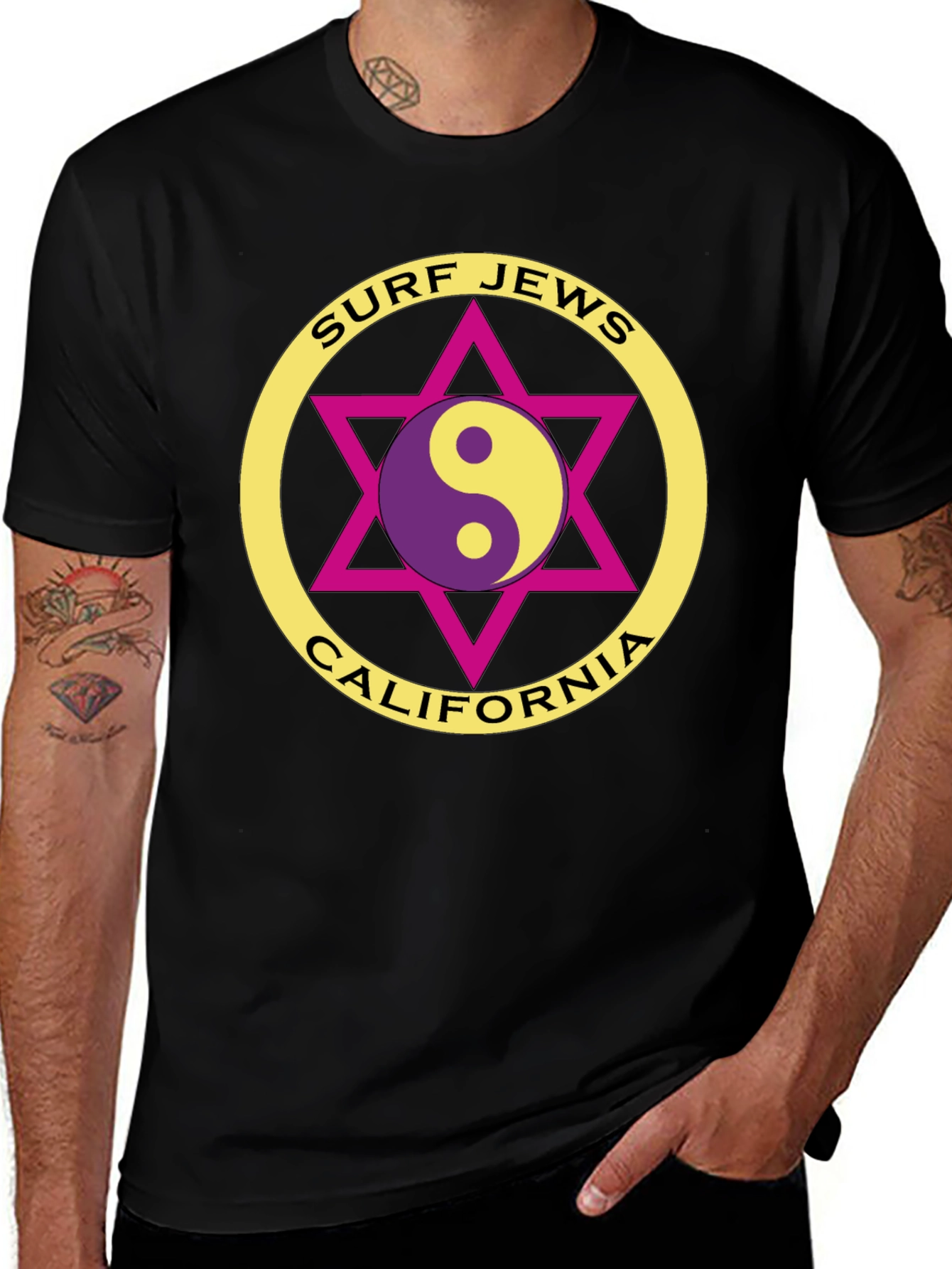 Surf Jews California T-Shirt - Unique Design