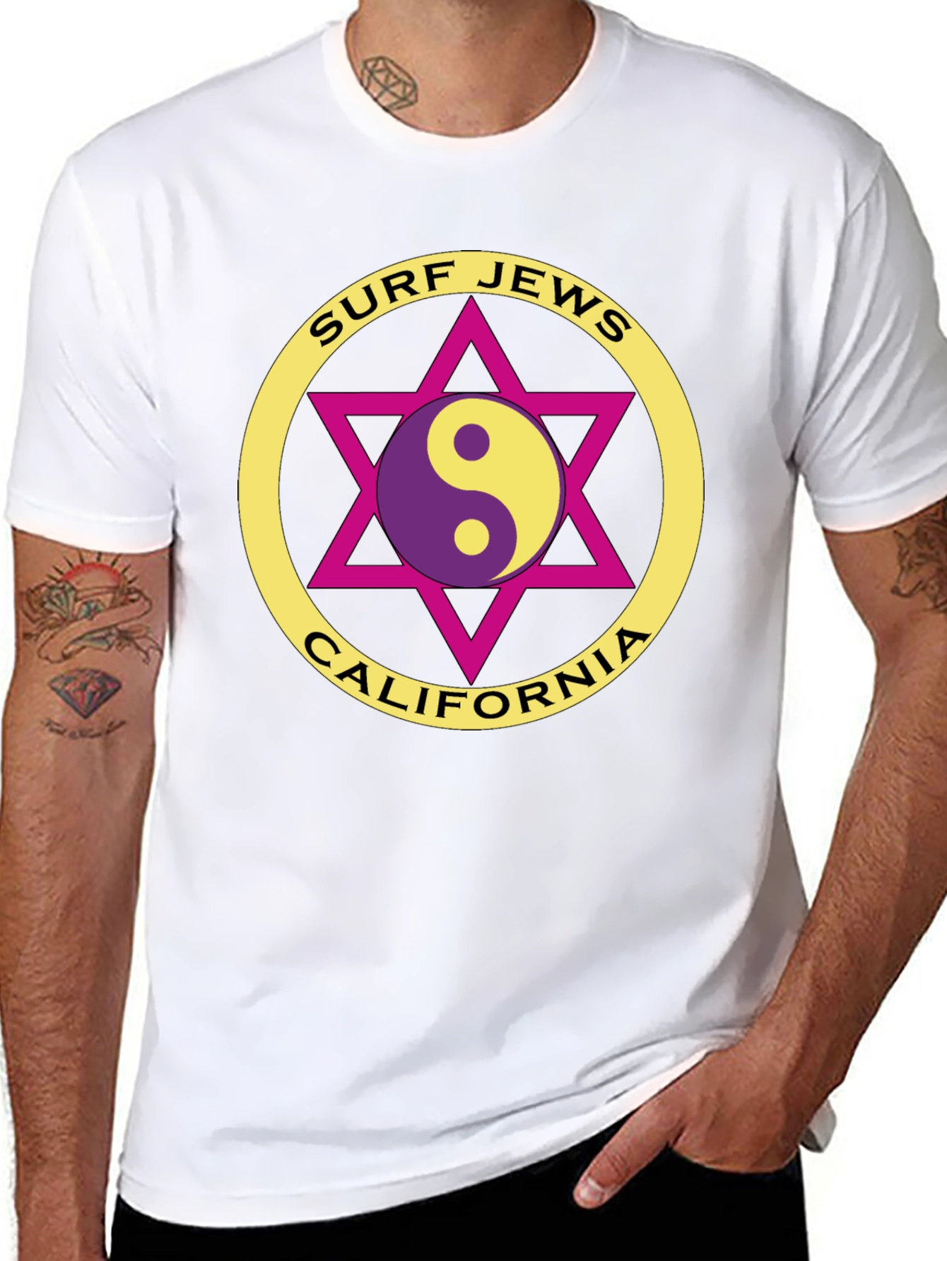 Surf Jews California T-Shirt - Unique Design