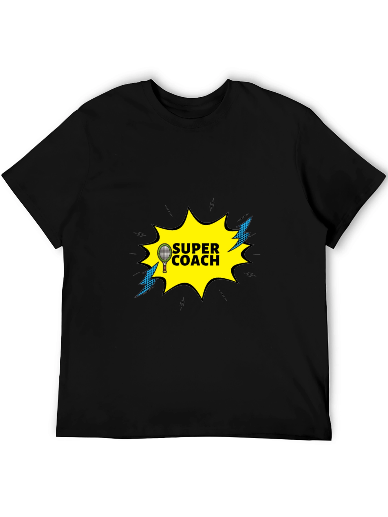 Super Coach Tennis T-Shirt - Sporty Design