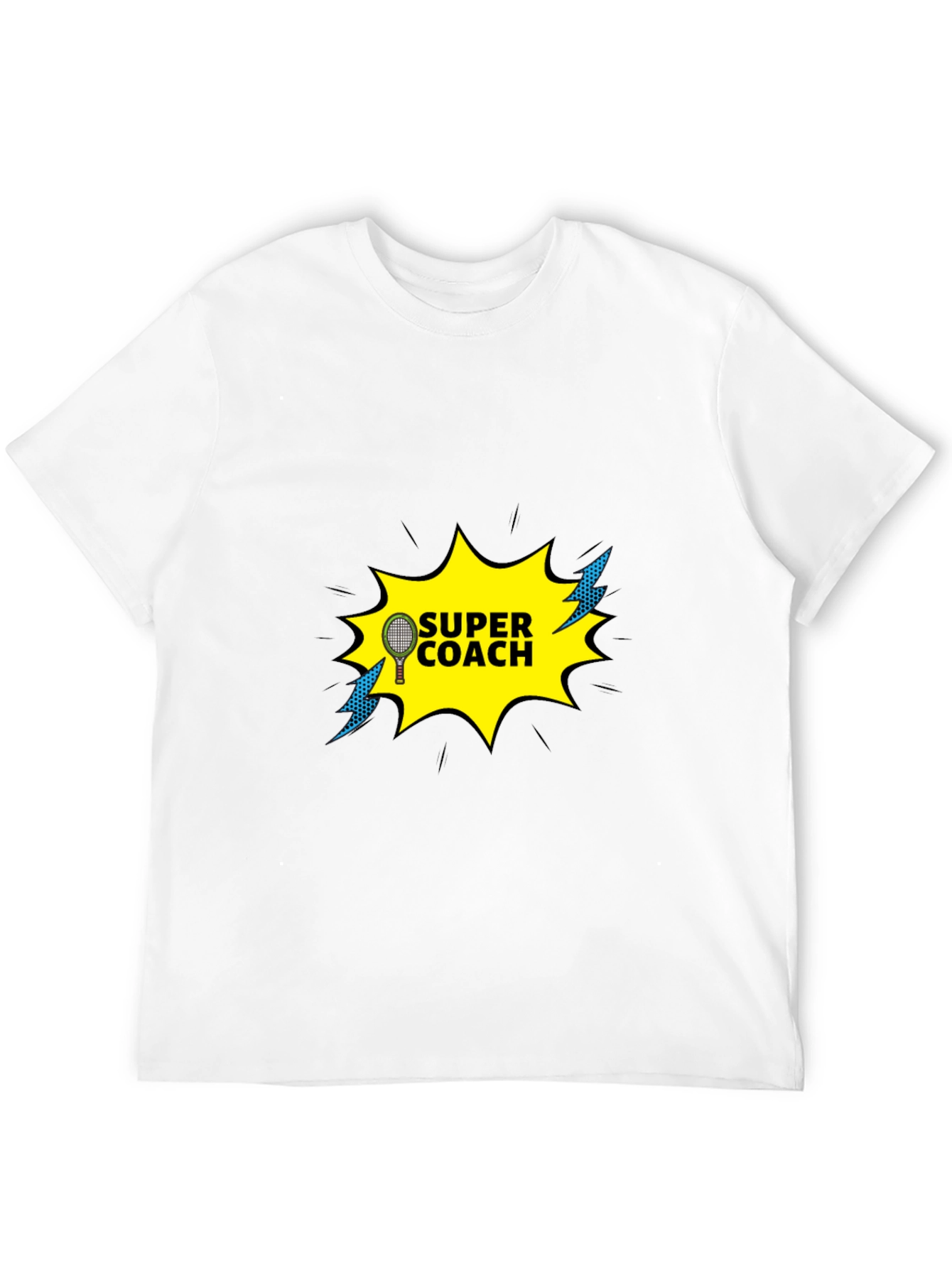 Super Coach Tennis T-Shirt - Sporty Design