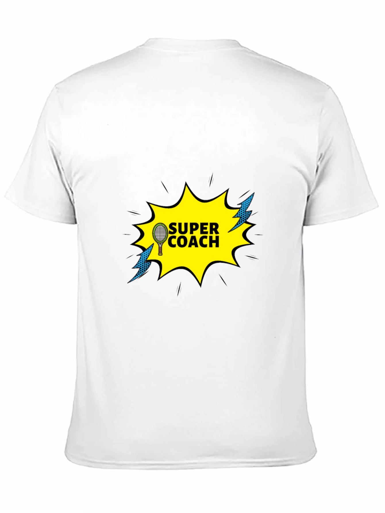 Super Coach Tennis T-Shirt - Sporty Design