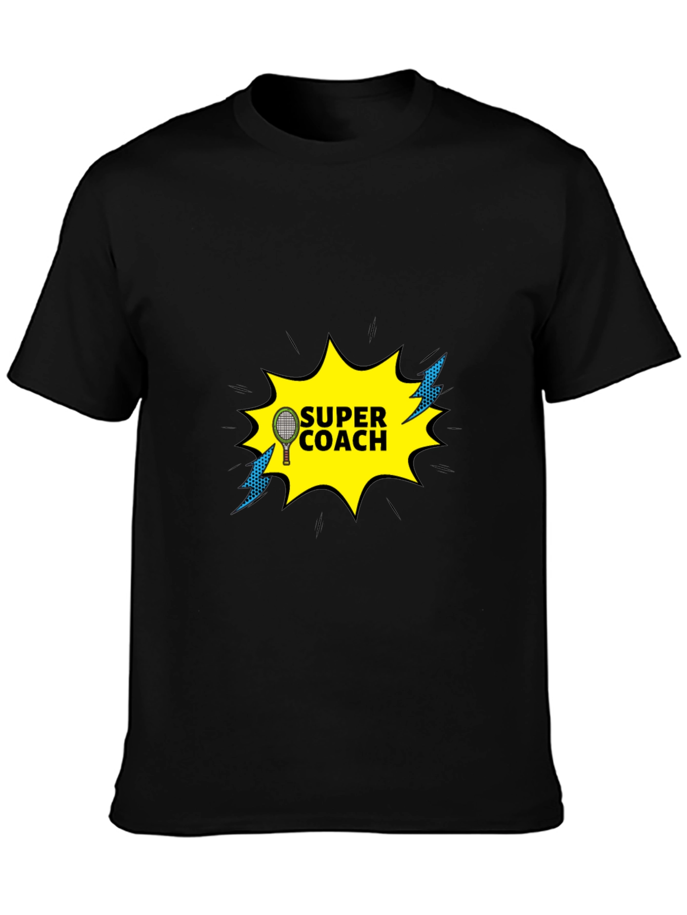 Super Coach Tennis T-Shirt - Sporty Design