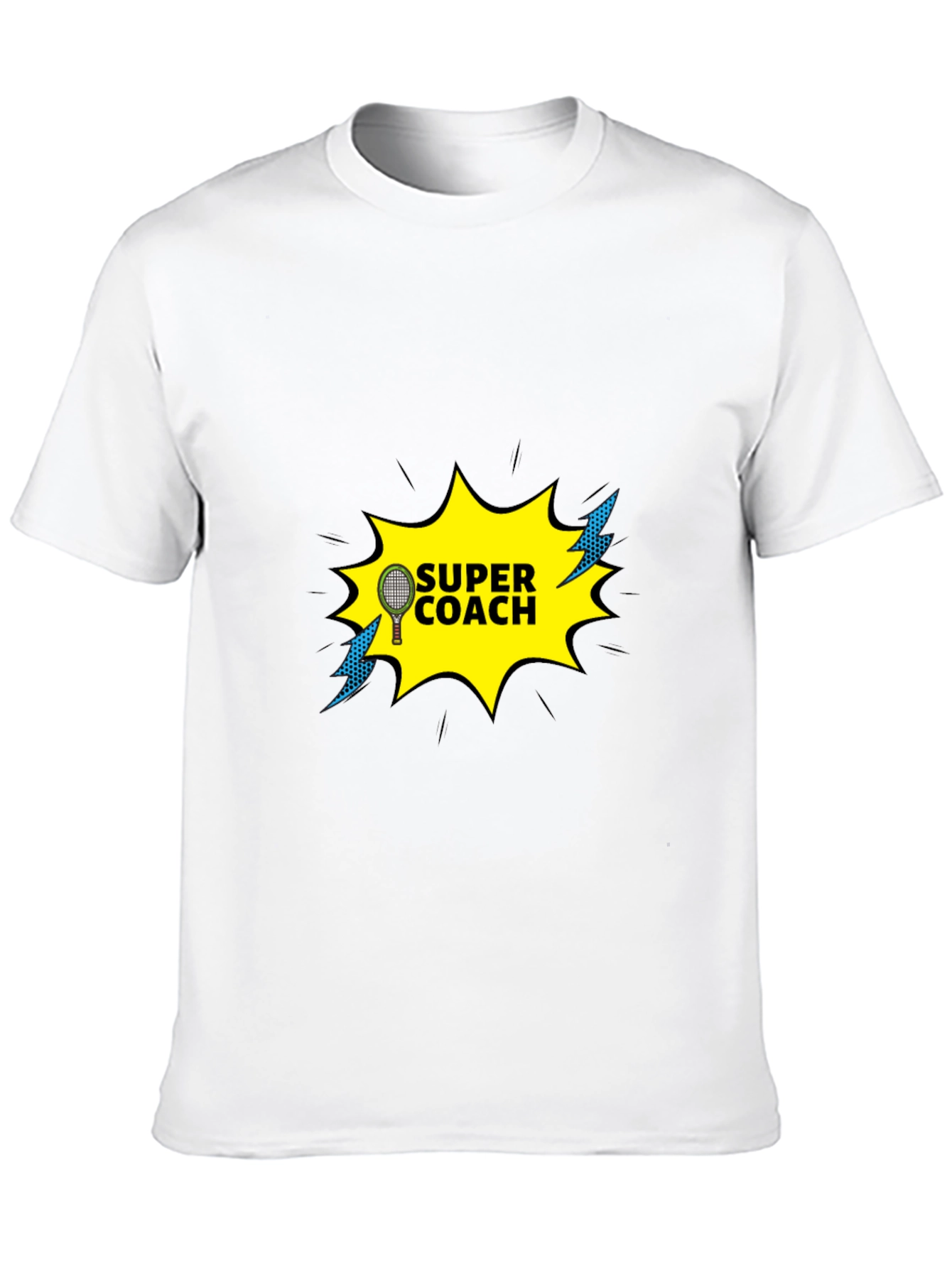 Super Coach Tennis T-Shirt - Sporty Design