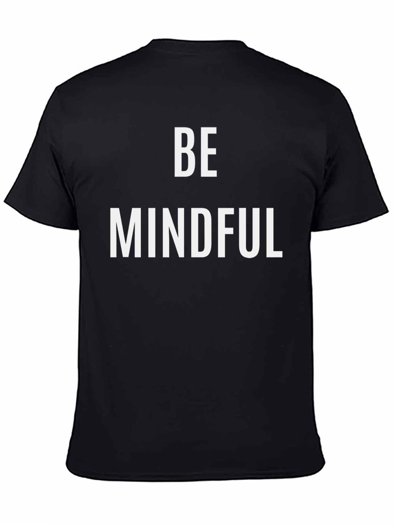 Be Mindful Graphic Tee - Black