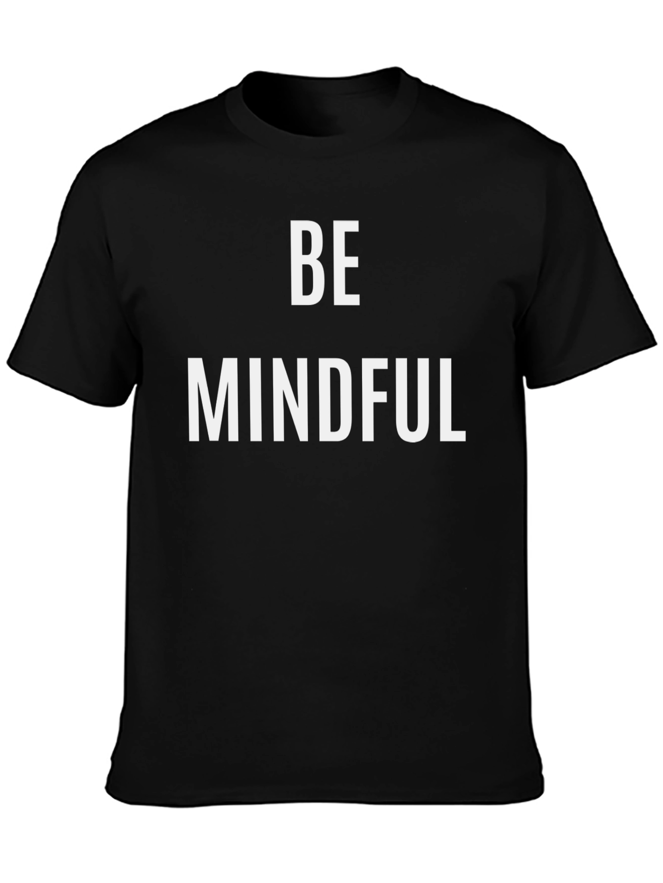 Be Mindful Graphic Tee - Black