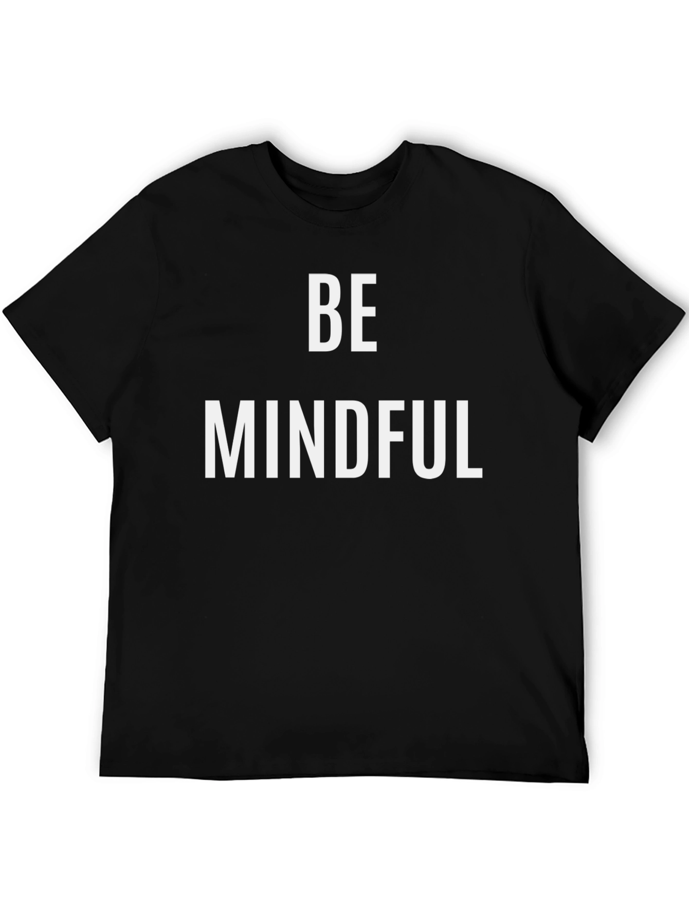 Be Mindful Graphic Tee - Black