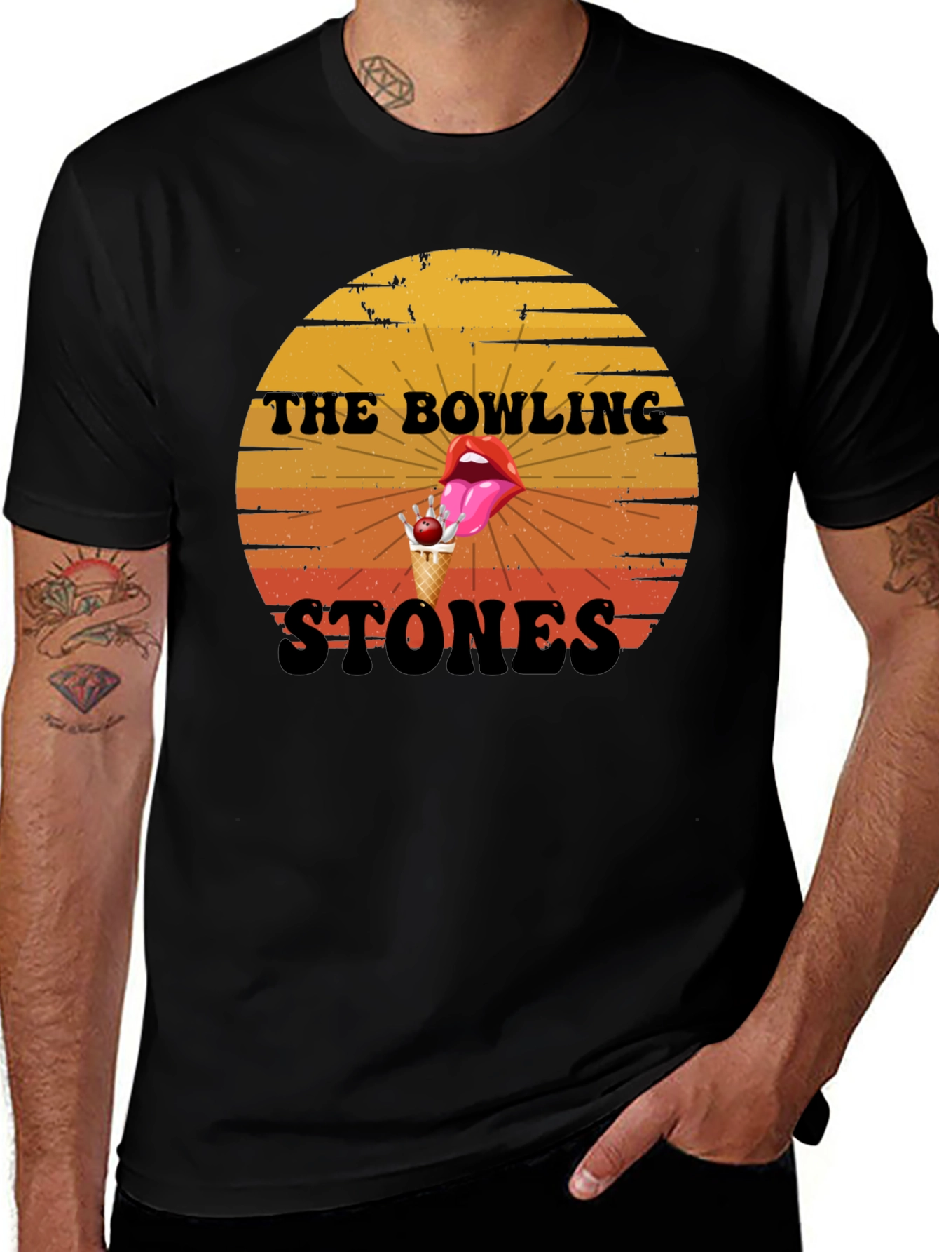 The Bowling Stones Graphic Tee