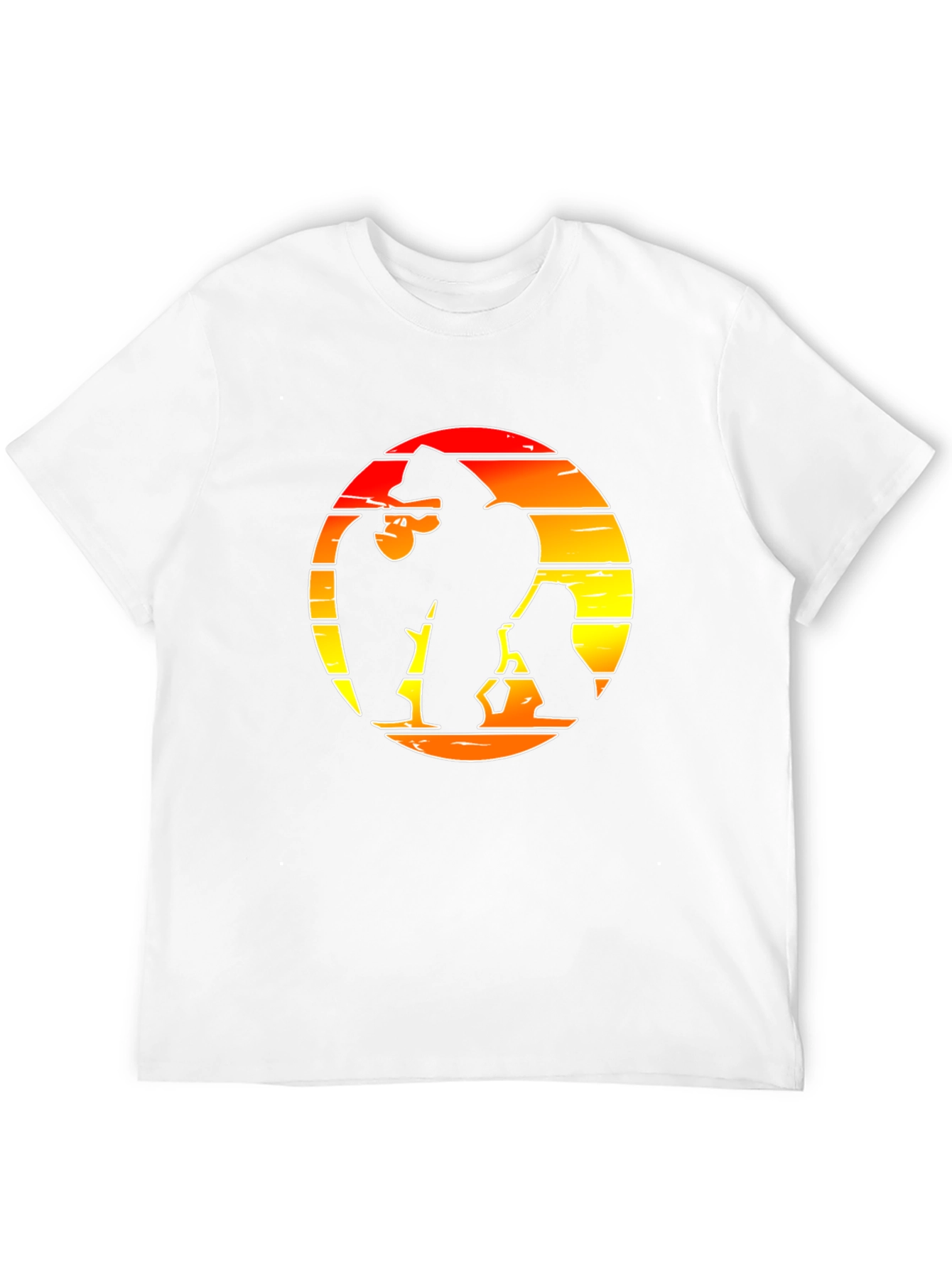 Retro Kong Graphic Tee - Black Cotton Shirt