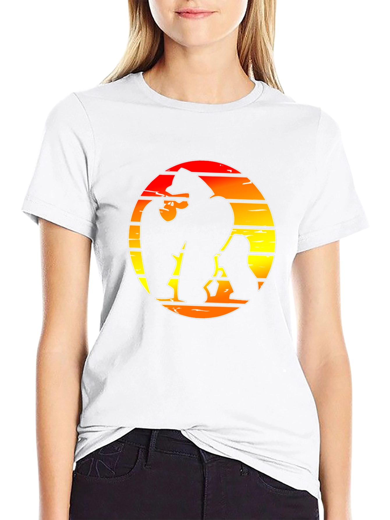 Retro Kong Graphic Tee - Black Cotton Shirt