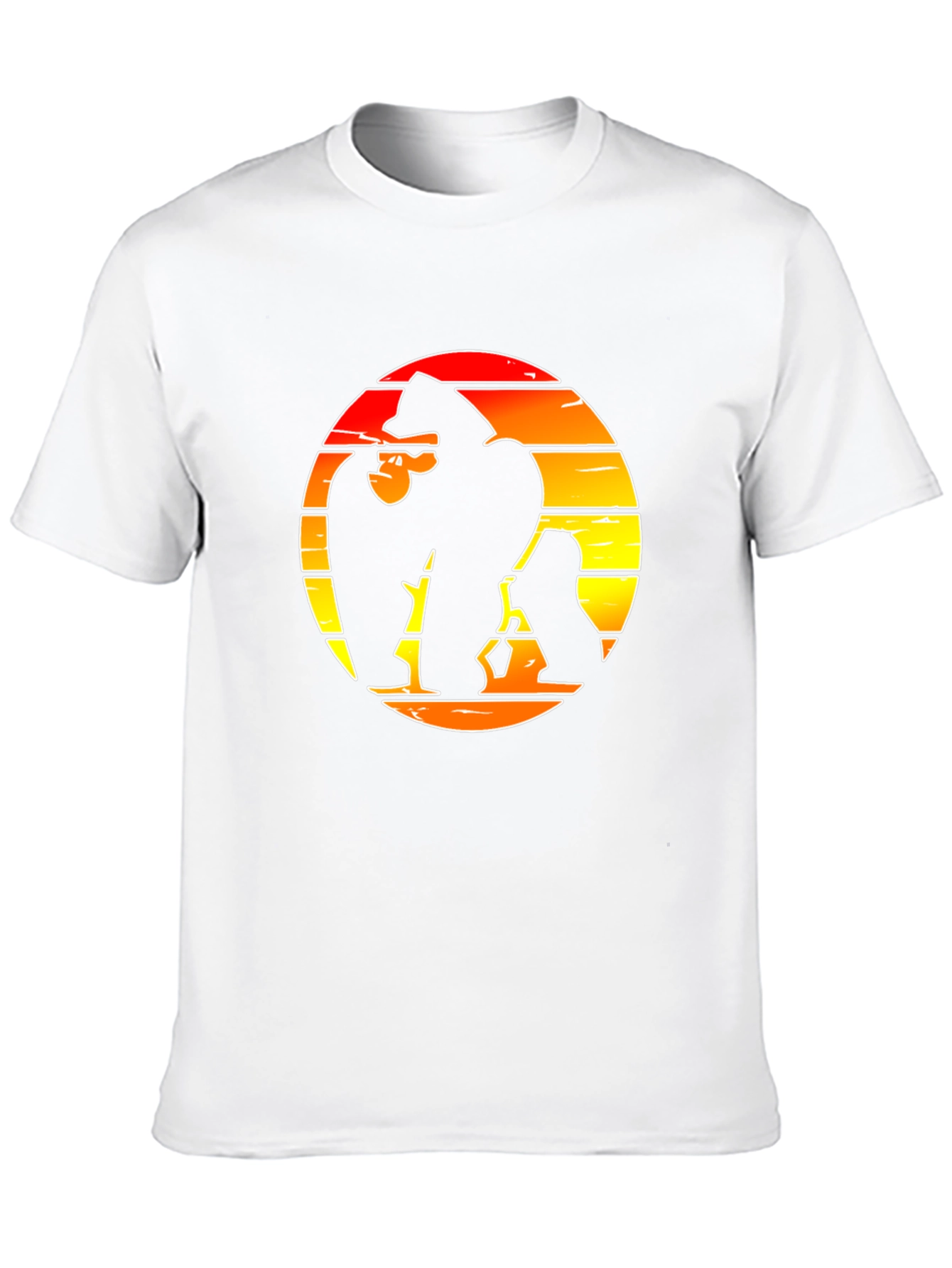 Retro Kong Graphic Tee - Black Cotton Shirt