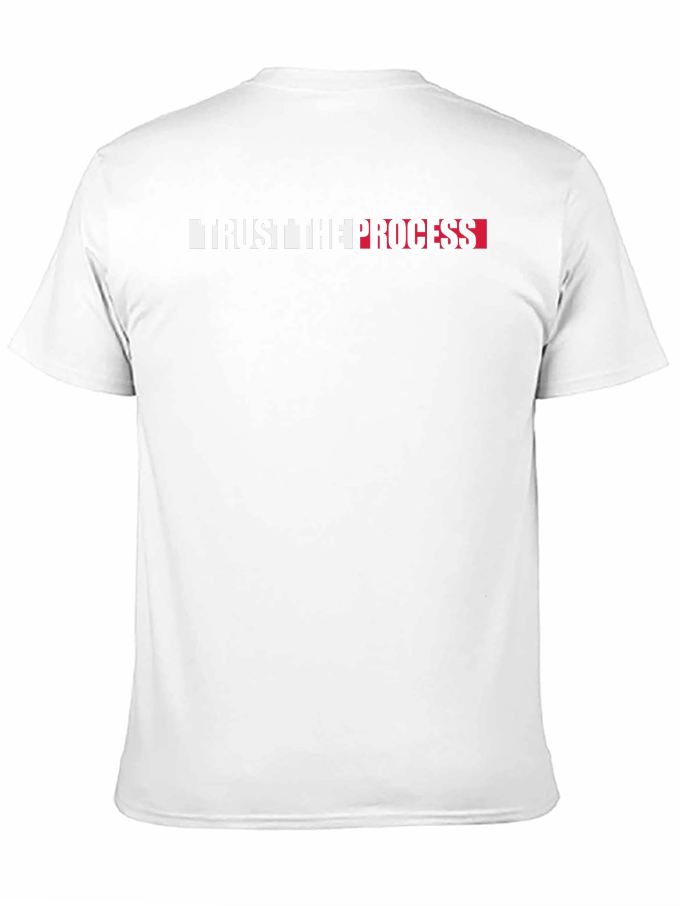 Trust the Process Graphic Tee - Black Cotton T-Shirt