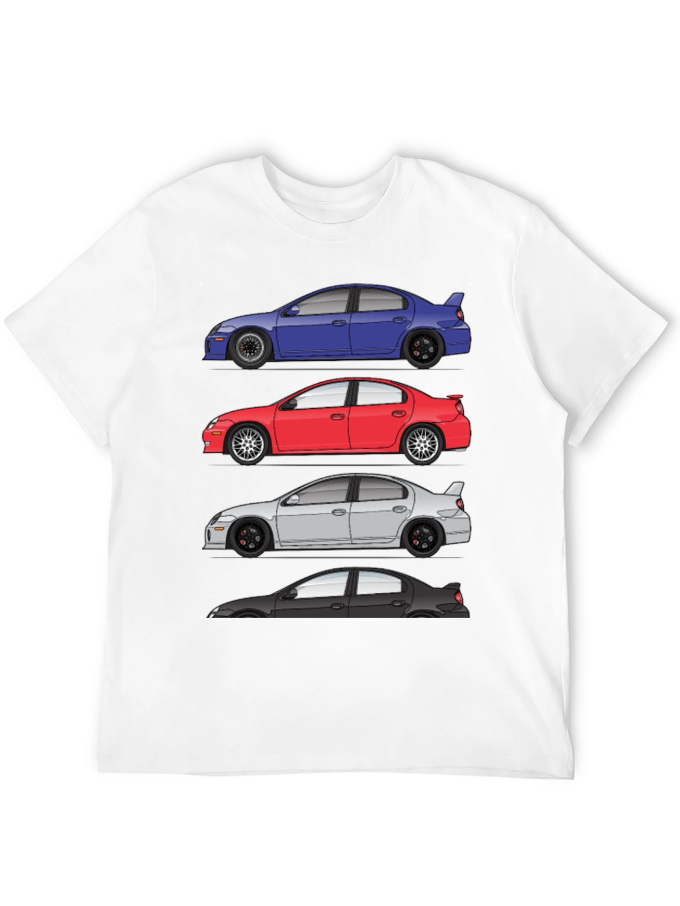 Car Stack Graphic Tee