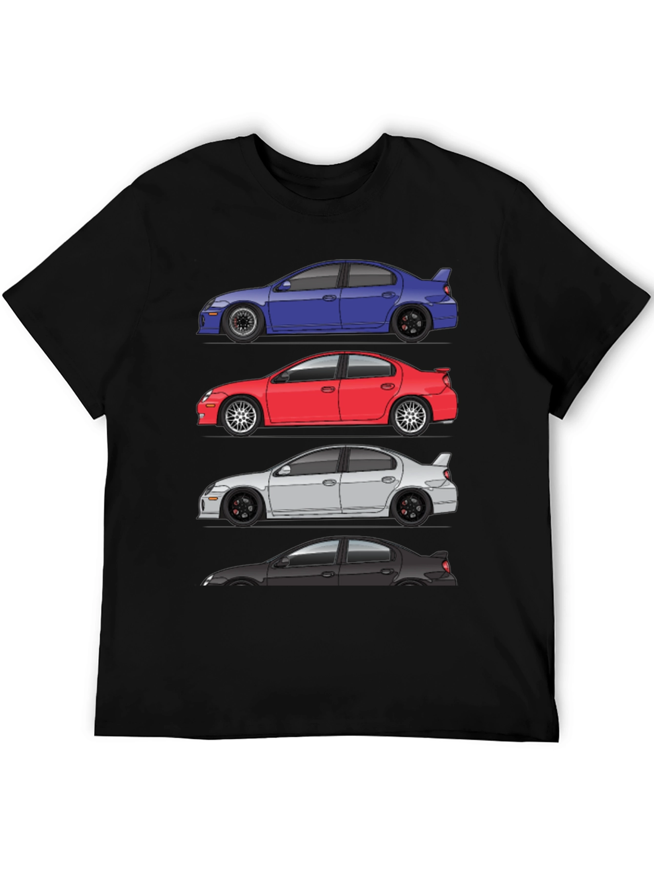 Car Stack Graphic Tee