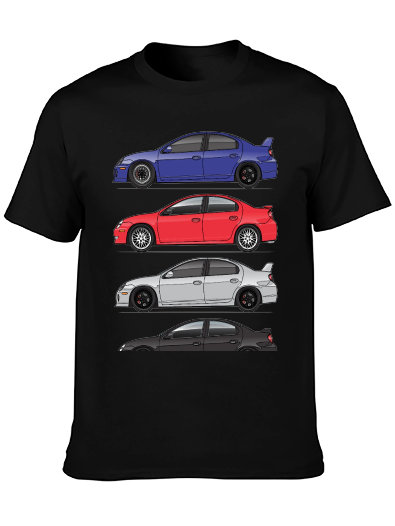 Car Stack Graphic Tee