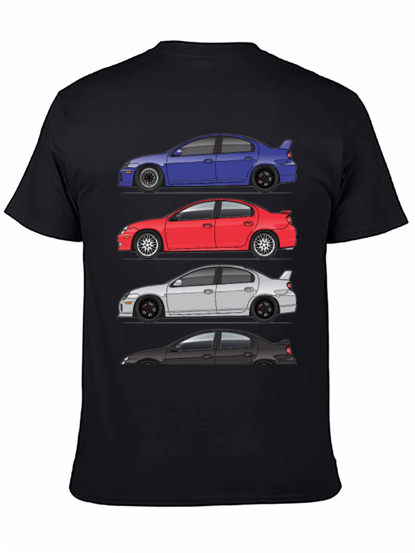 Car Stack Graphic Tee