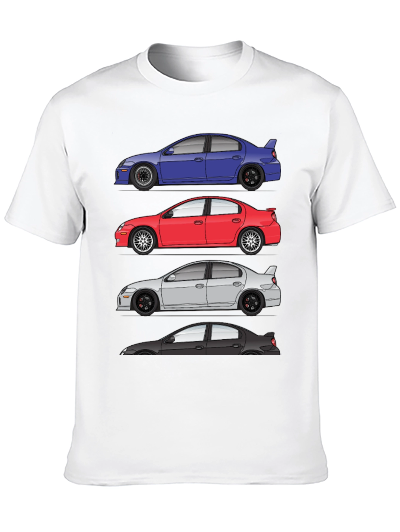 Car Stack Graphic Tee