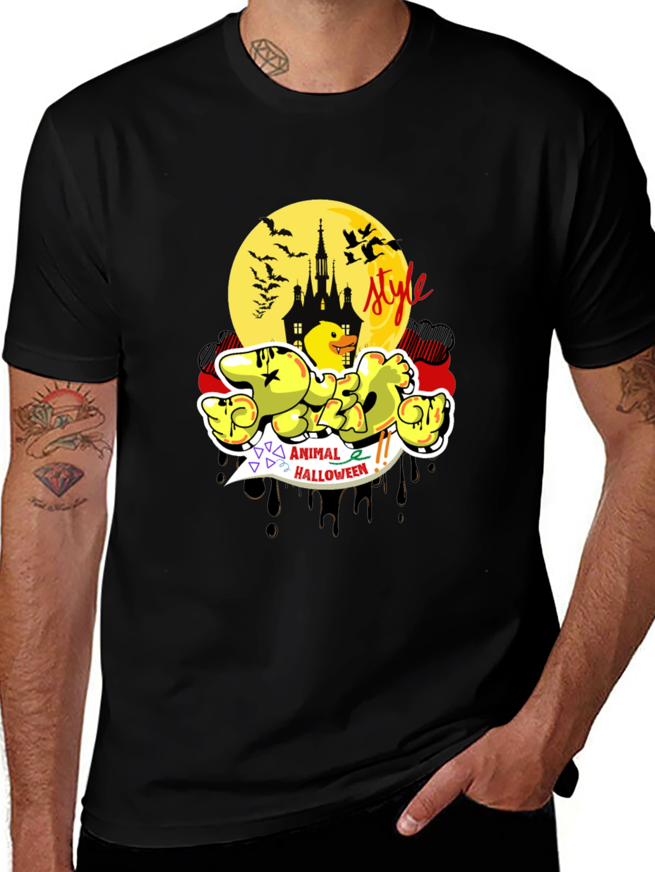 Animal Halloween Style T-Shirt