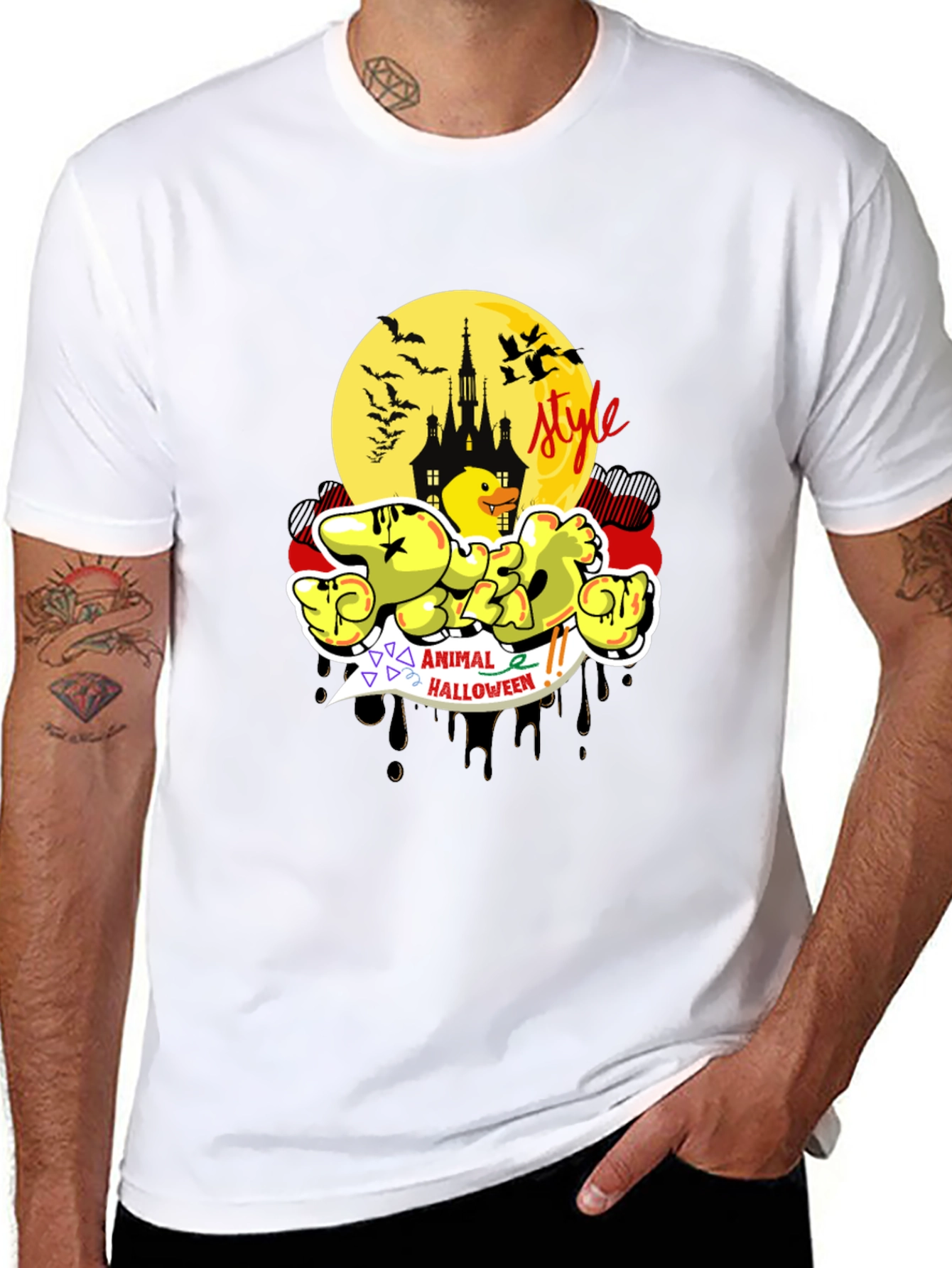 Animal Halloween Style T-Shirt
