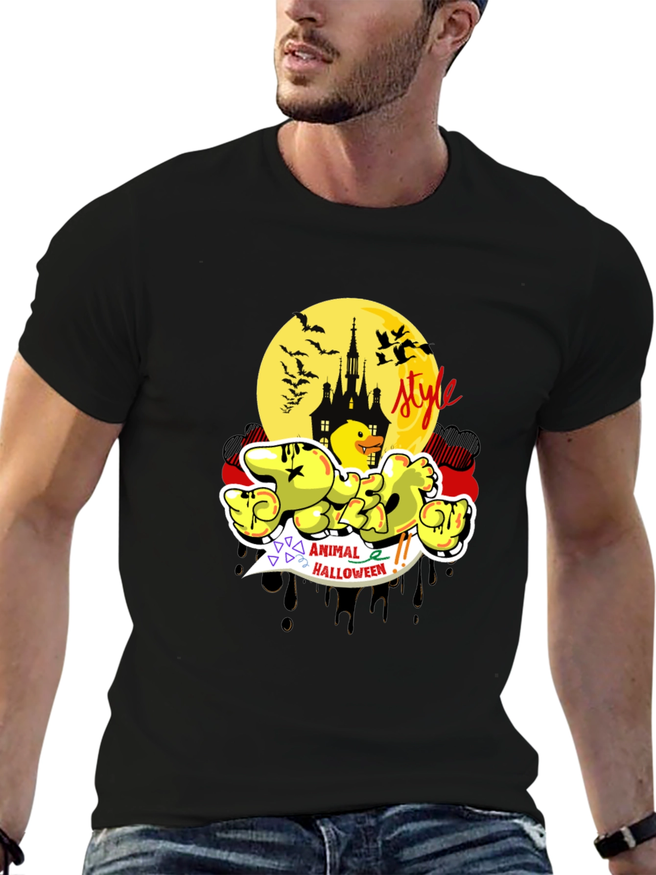 Animal Halloween Style T-Shirt