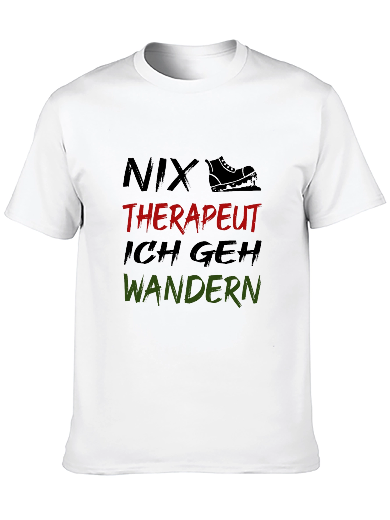 Nix Therapeut Ich Geh Wandern Hiking T-Shirt