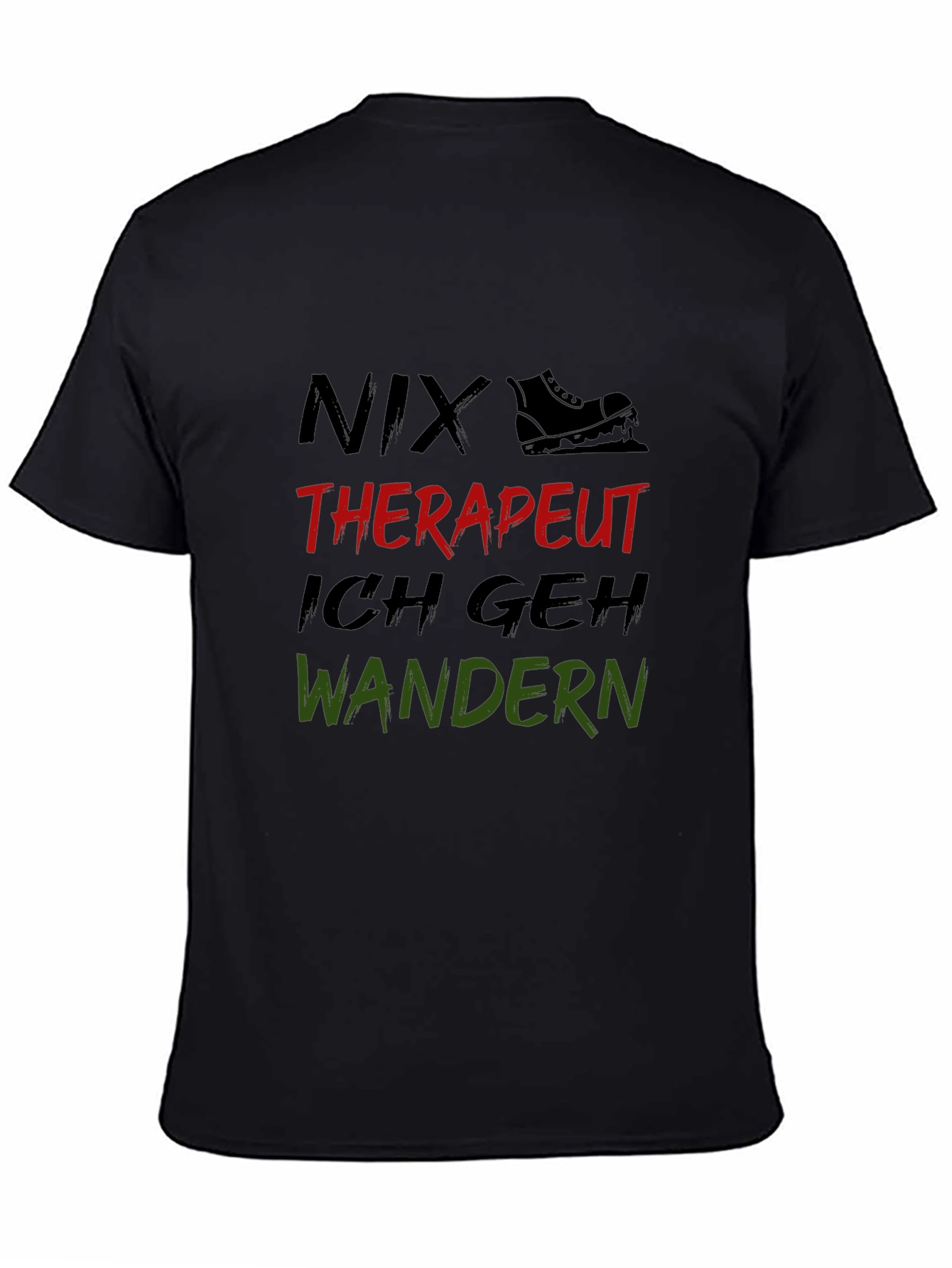 Nix Therapeut Ich Geh Wandern Hiking T-Shirt