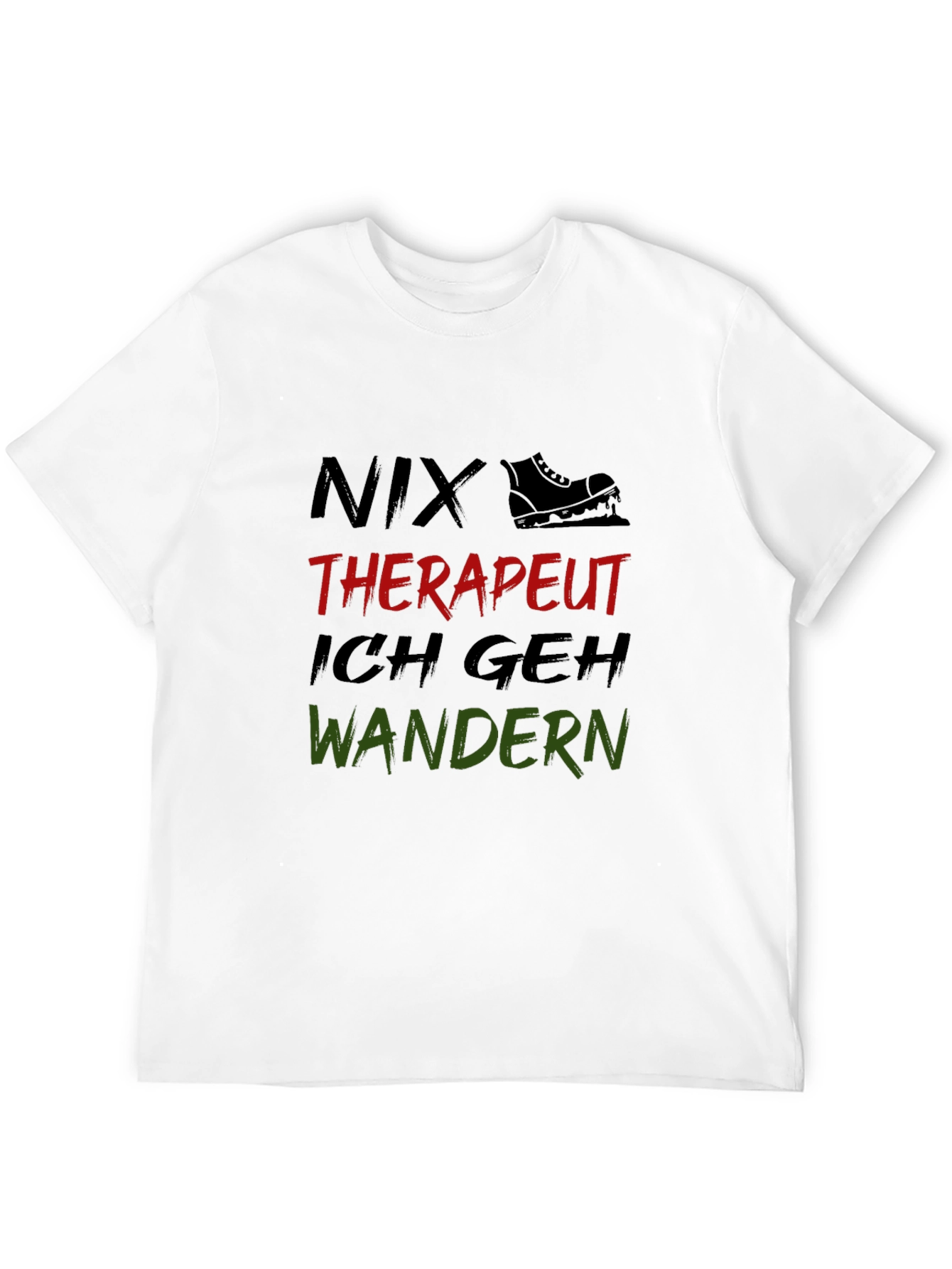 Nix Therapeut Ich Geh Wandern Hiking T-Shirt