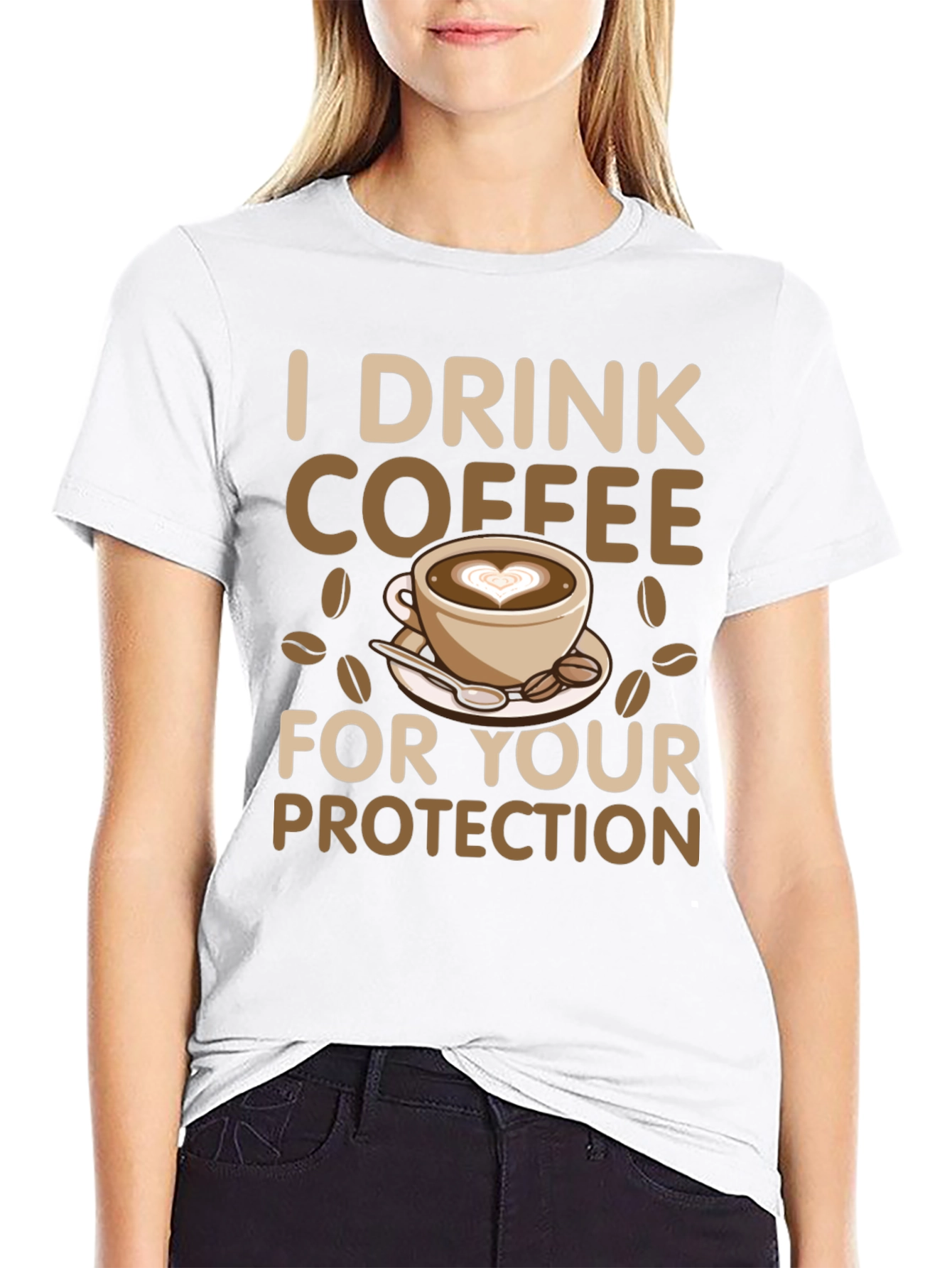 I Drink Coffee for Your Protection T-Shirt