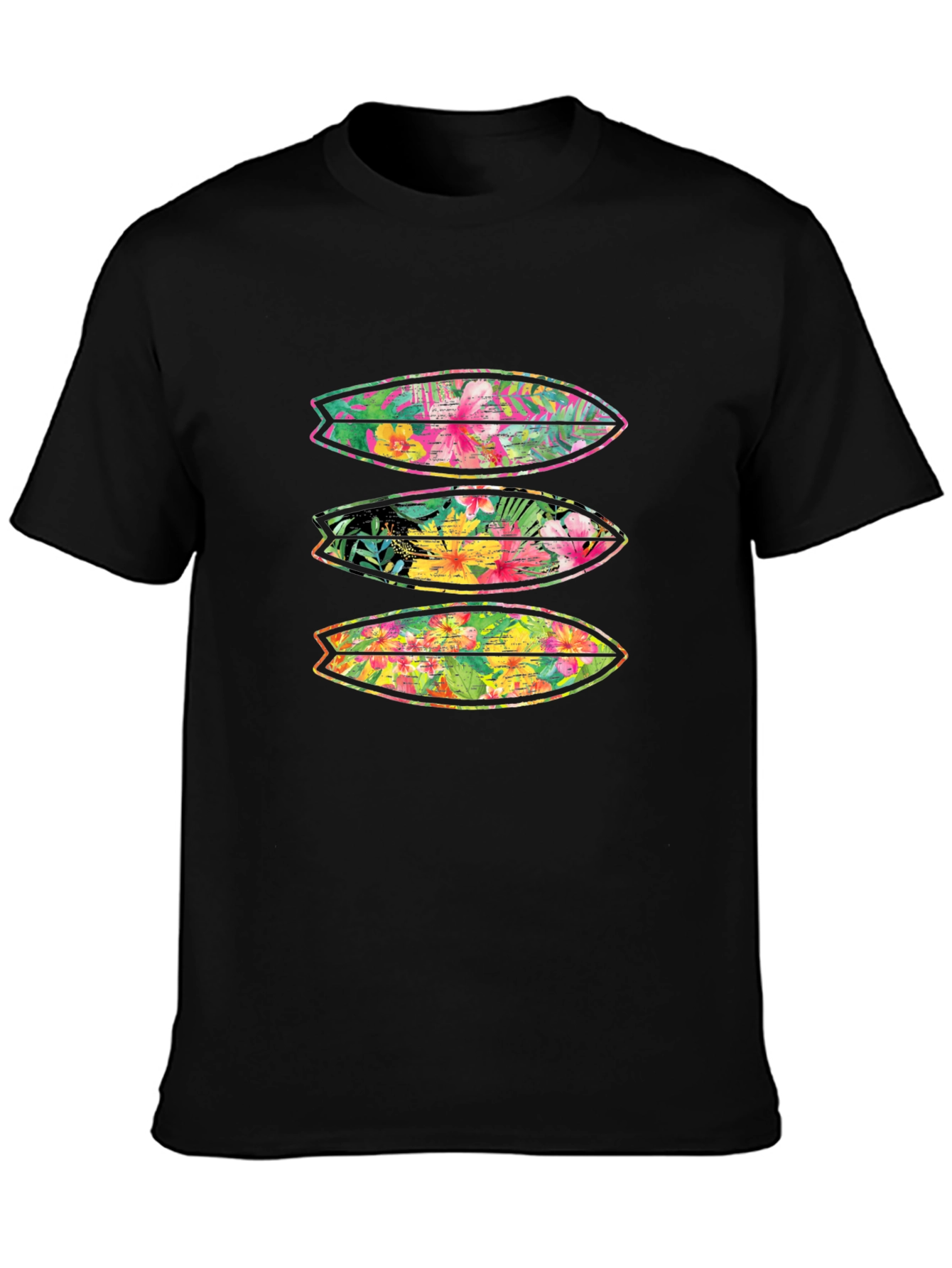Tropical Surfboard Print Tee