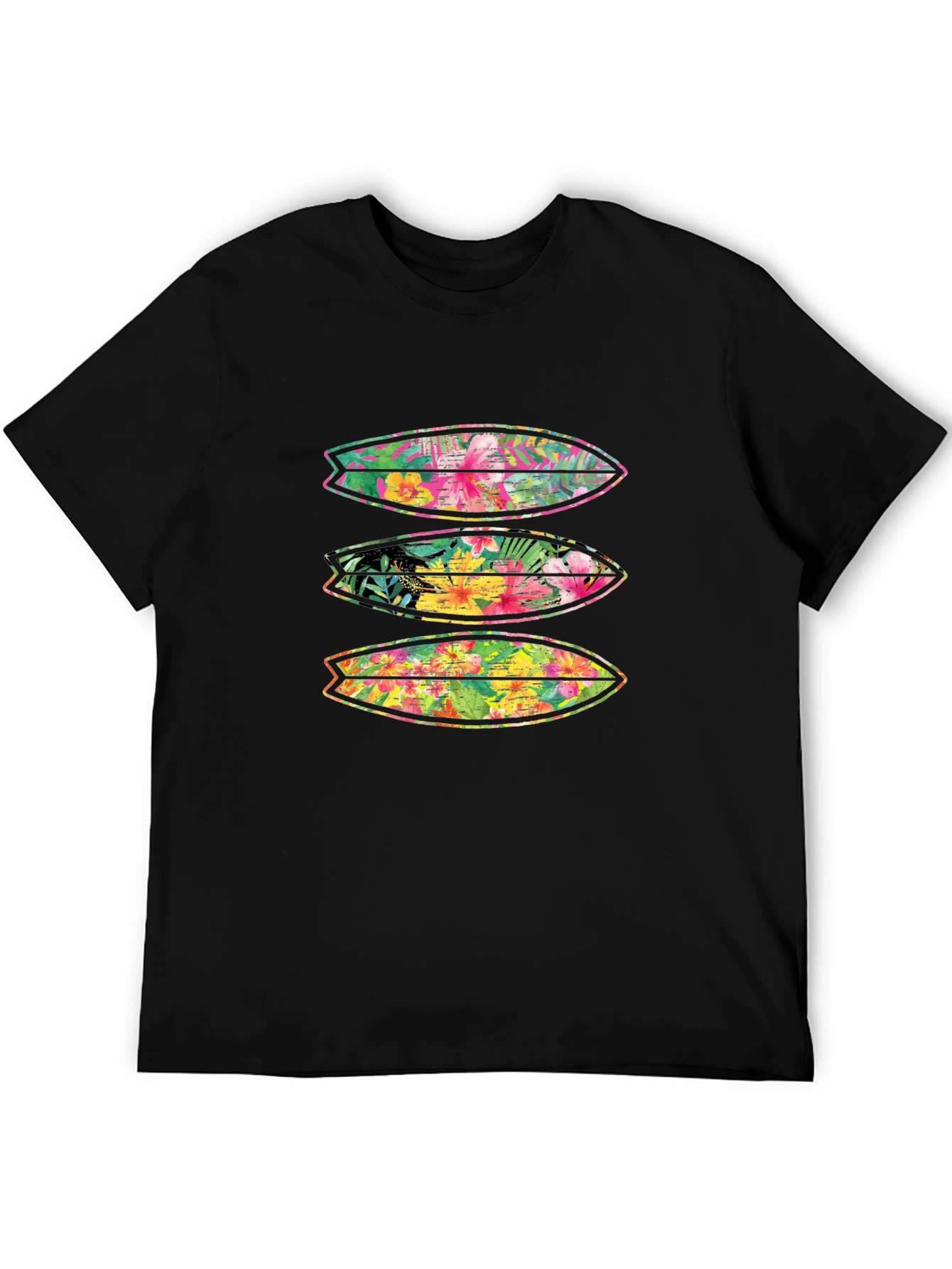 Tropical Surfboard Print Tee