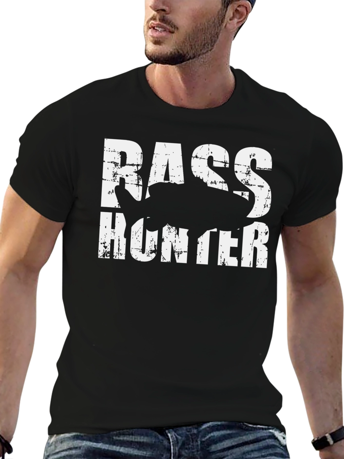 Bass Hunter Graphic Tee - Anglers Delight