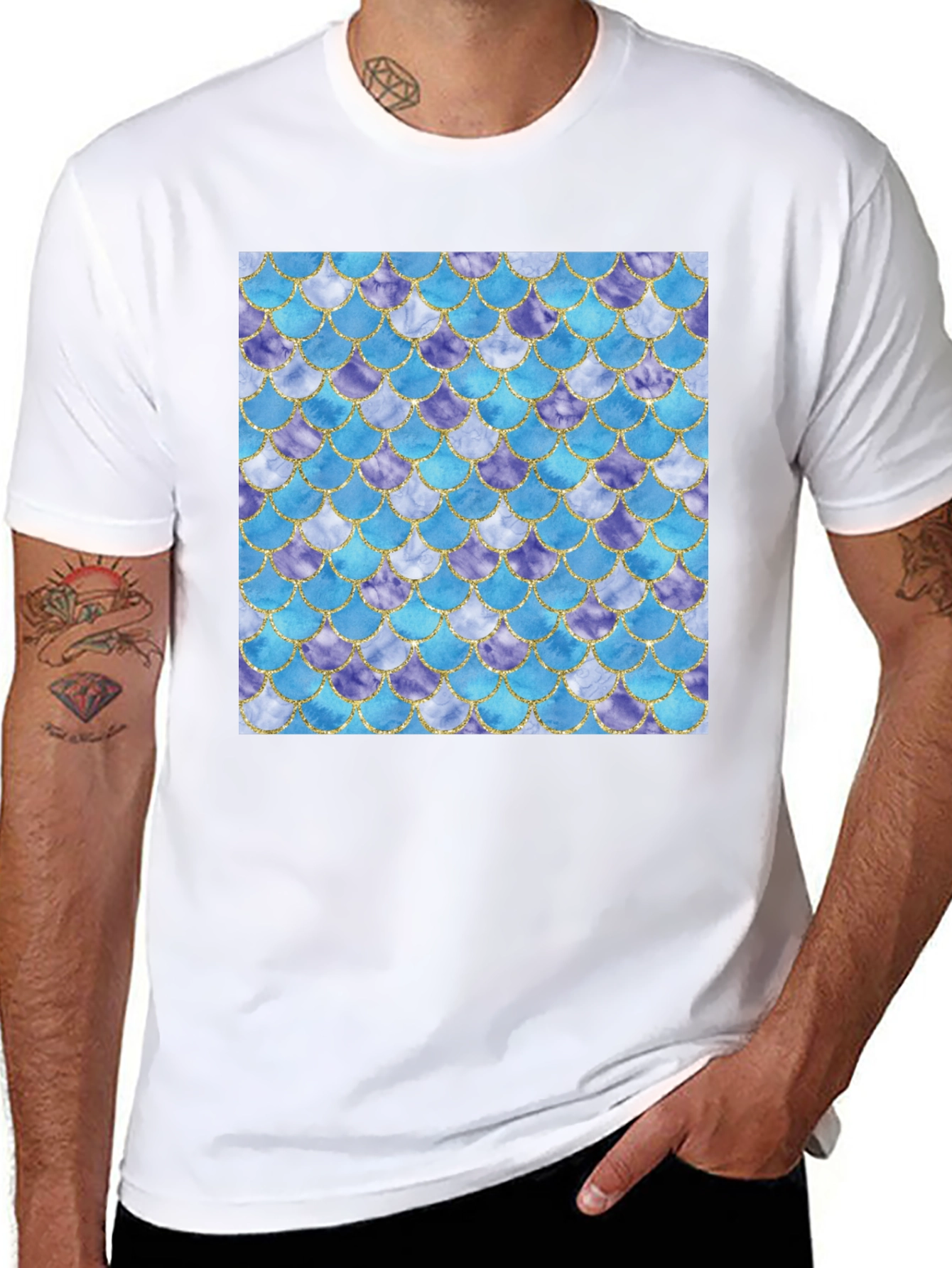 Scales Pattern Tee