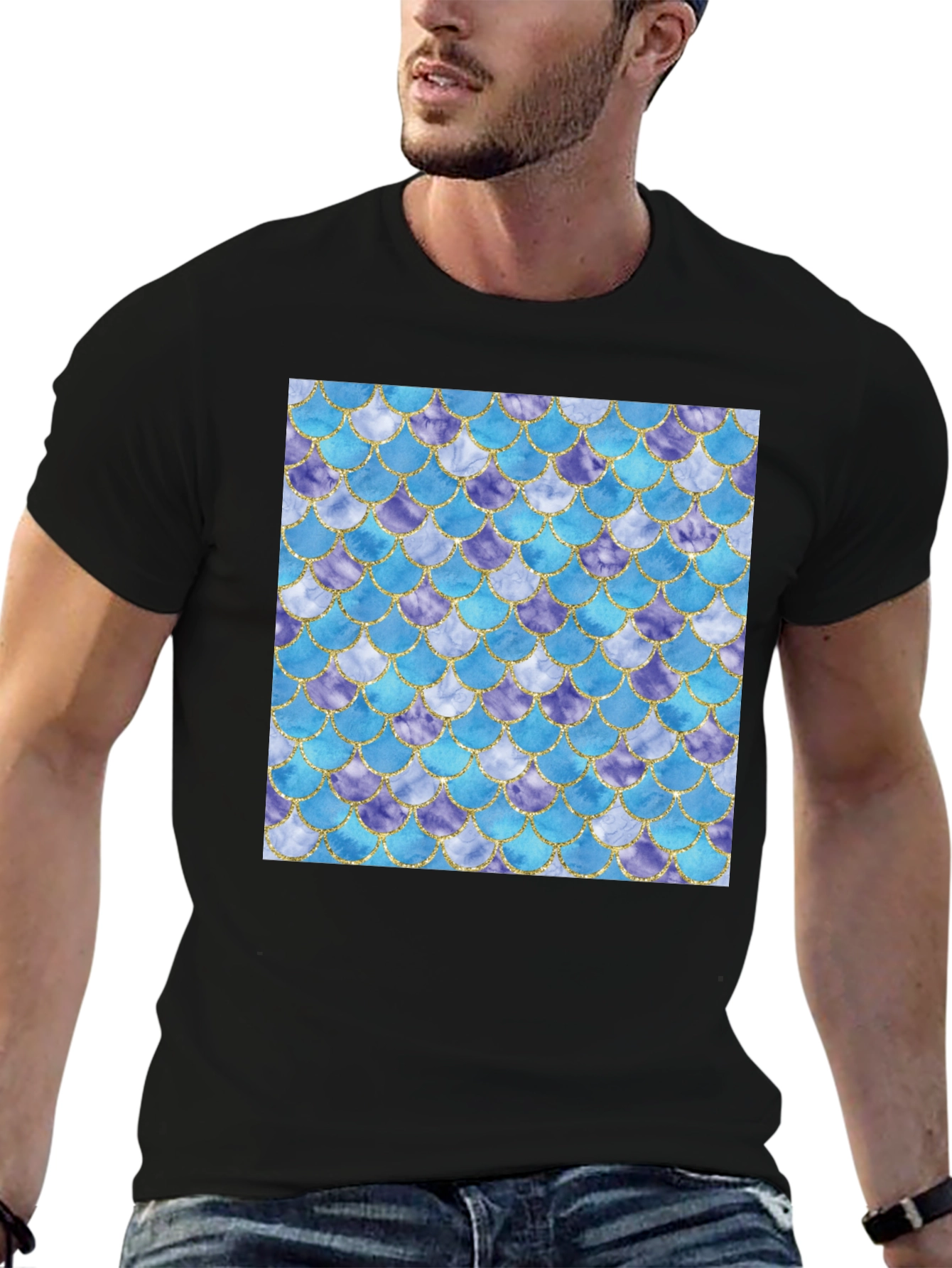 Scales Pattern Tee