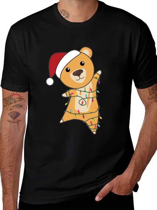 Christmas Bear Lights T-Shirt