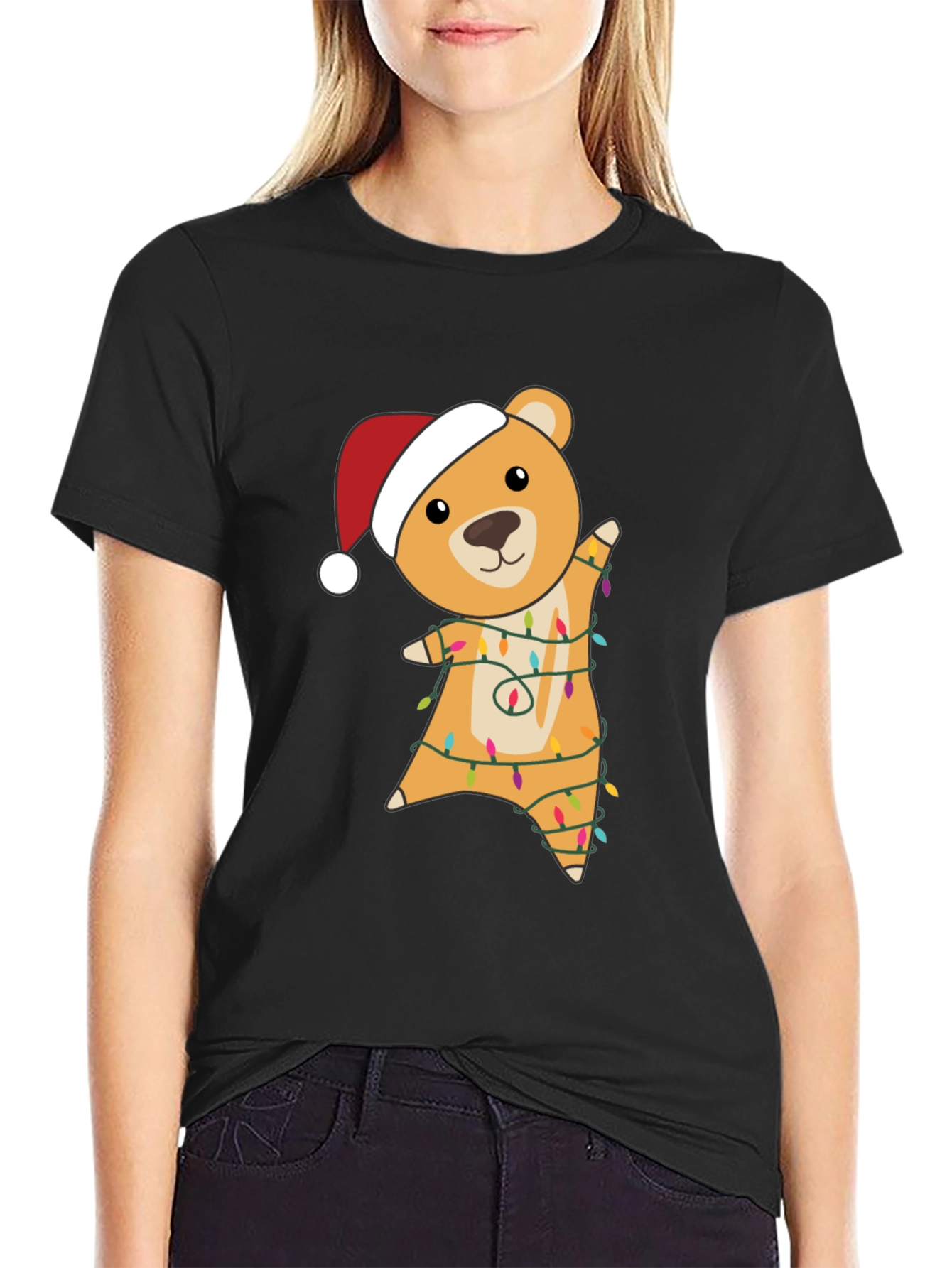 Christmas Bear Lights T-Shirt