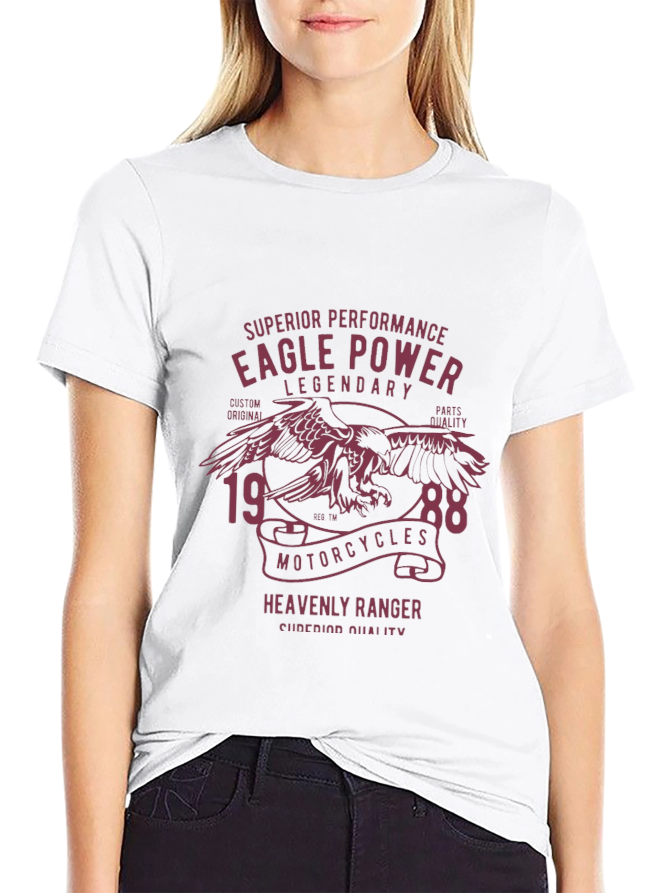 Eagle Power Motorcycle T-Shirt - Legendary Design