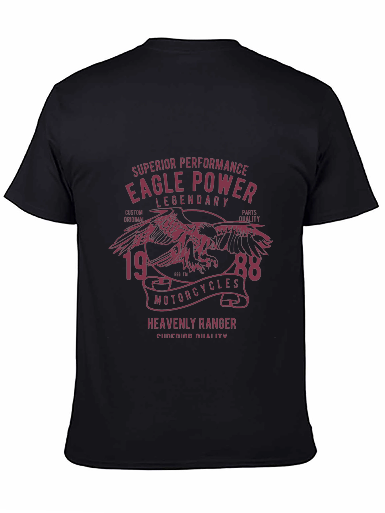 Eagle Power Motorcycle T-Shirt - Legendary Design