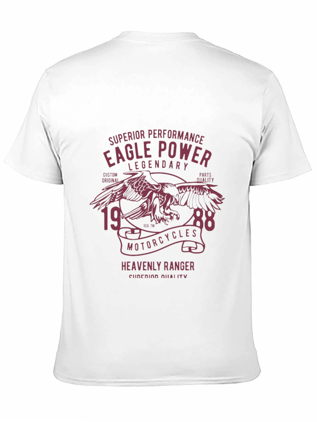 Eagle Power Motorcycle T-Shirt - Legendary Design