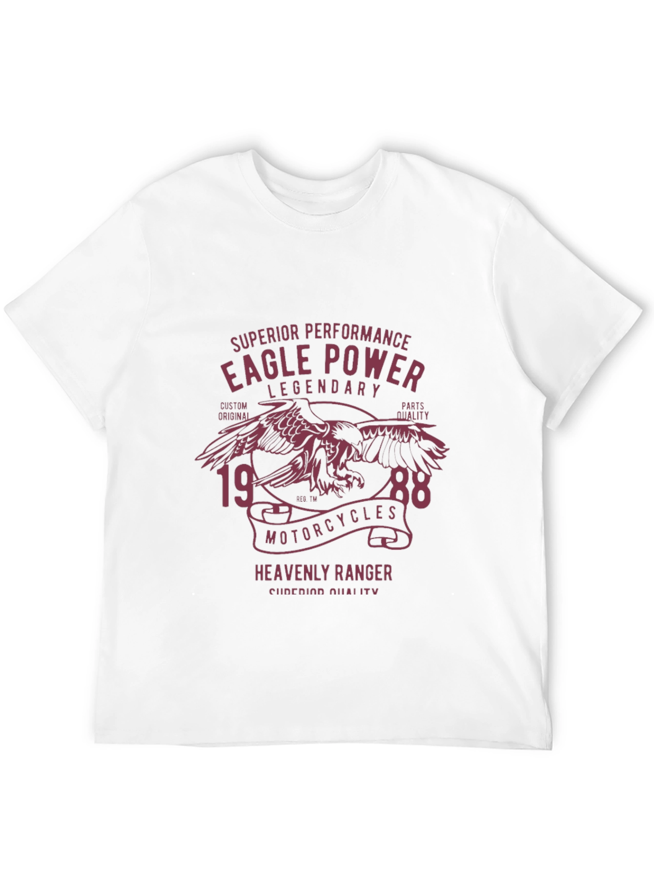 Eagle Power Motorcycle T-Shirt - Legendary Design