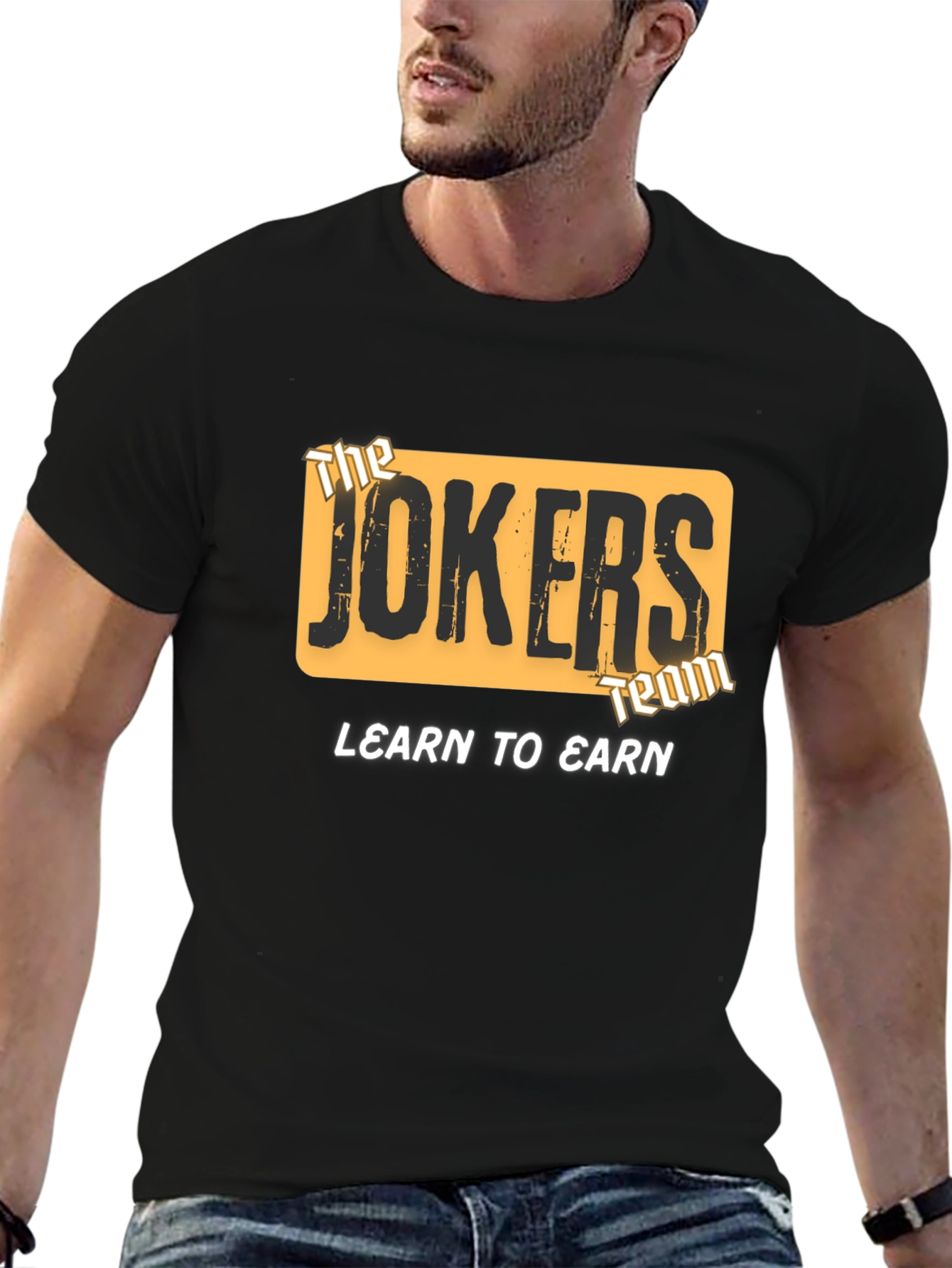 The Jokers Team Black T-Shirt - Learn To Earn