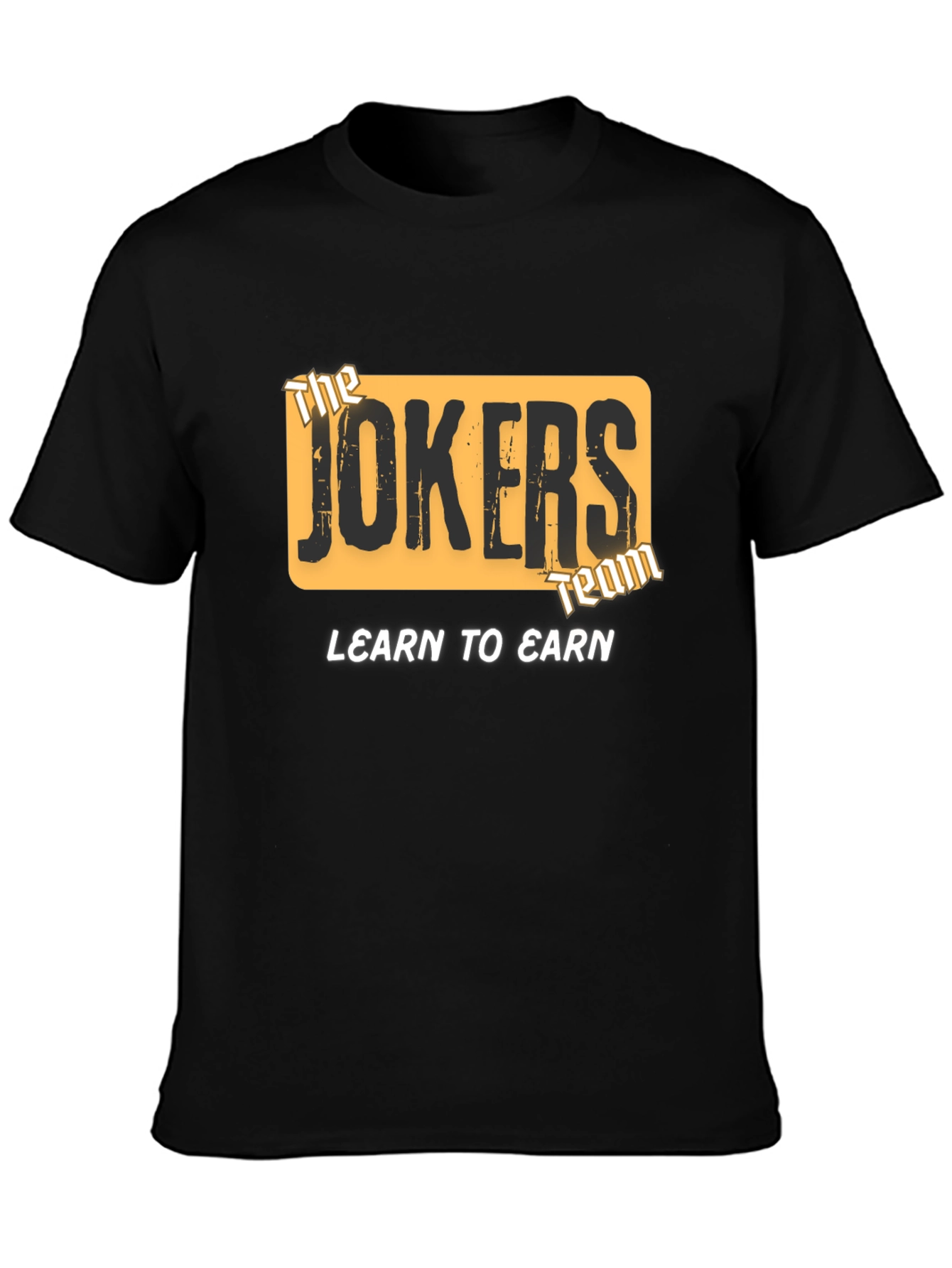 The Jokers Team Black T-Shirt - Learn To Earn