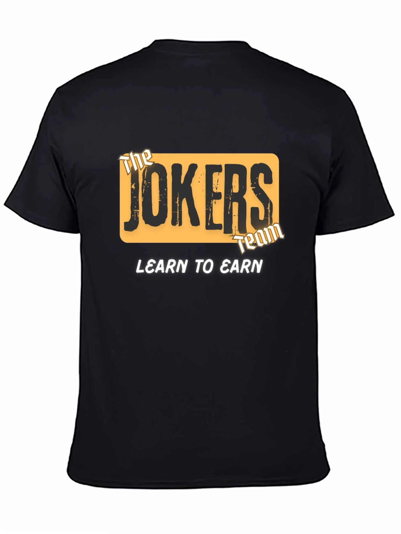 The Jokers Team Black T-Shirt - Learn To Earn