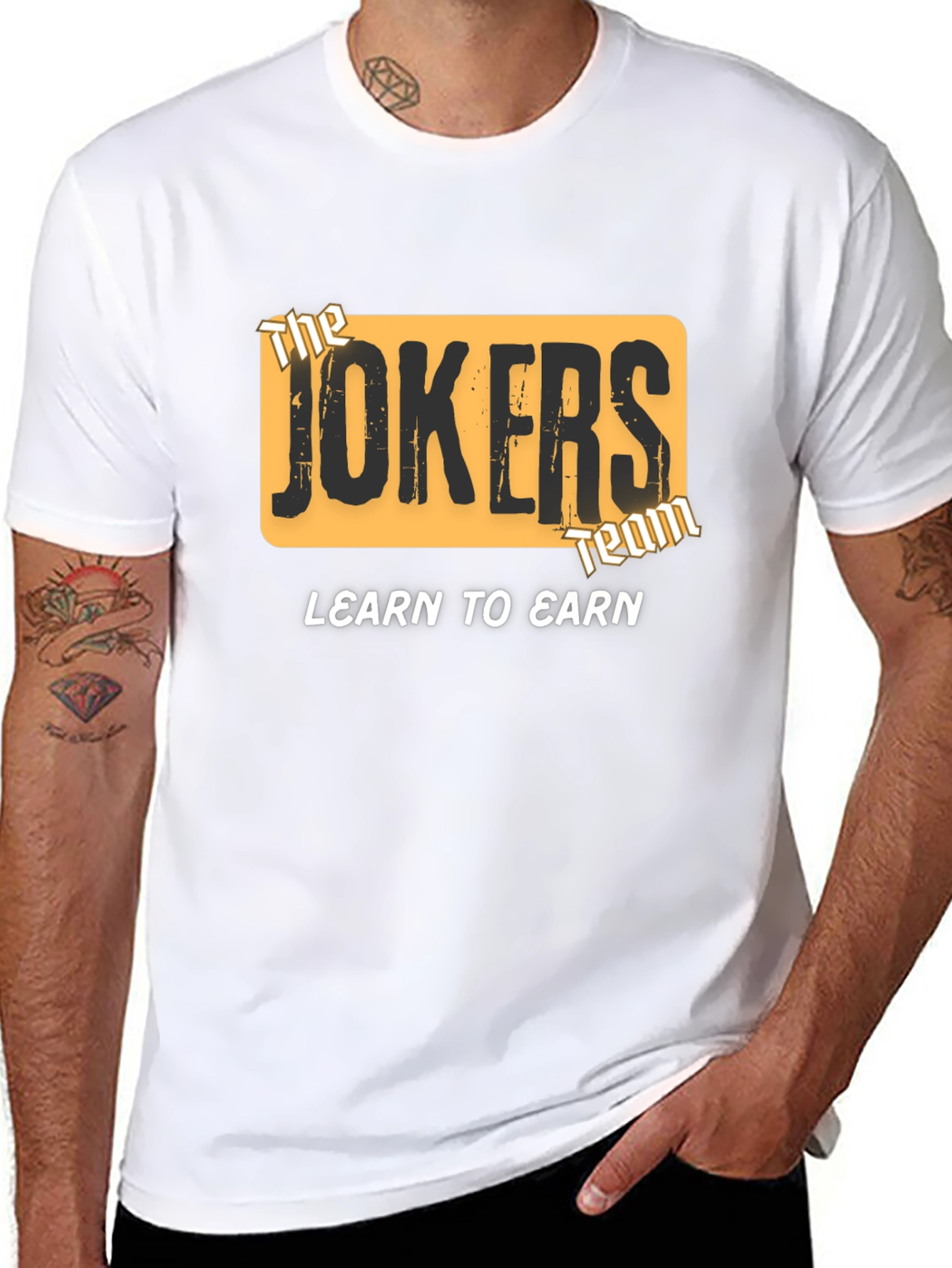 The Jokers Team Black T-Shirt - Learn To Earn