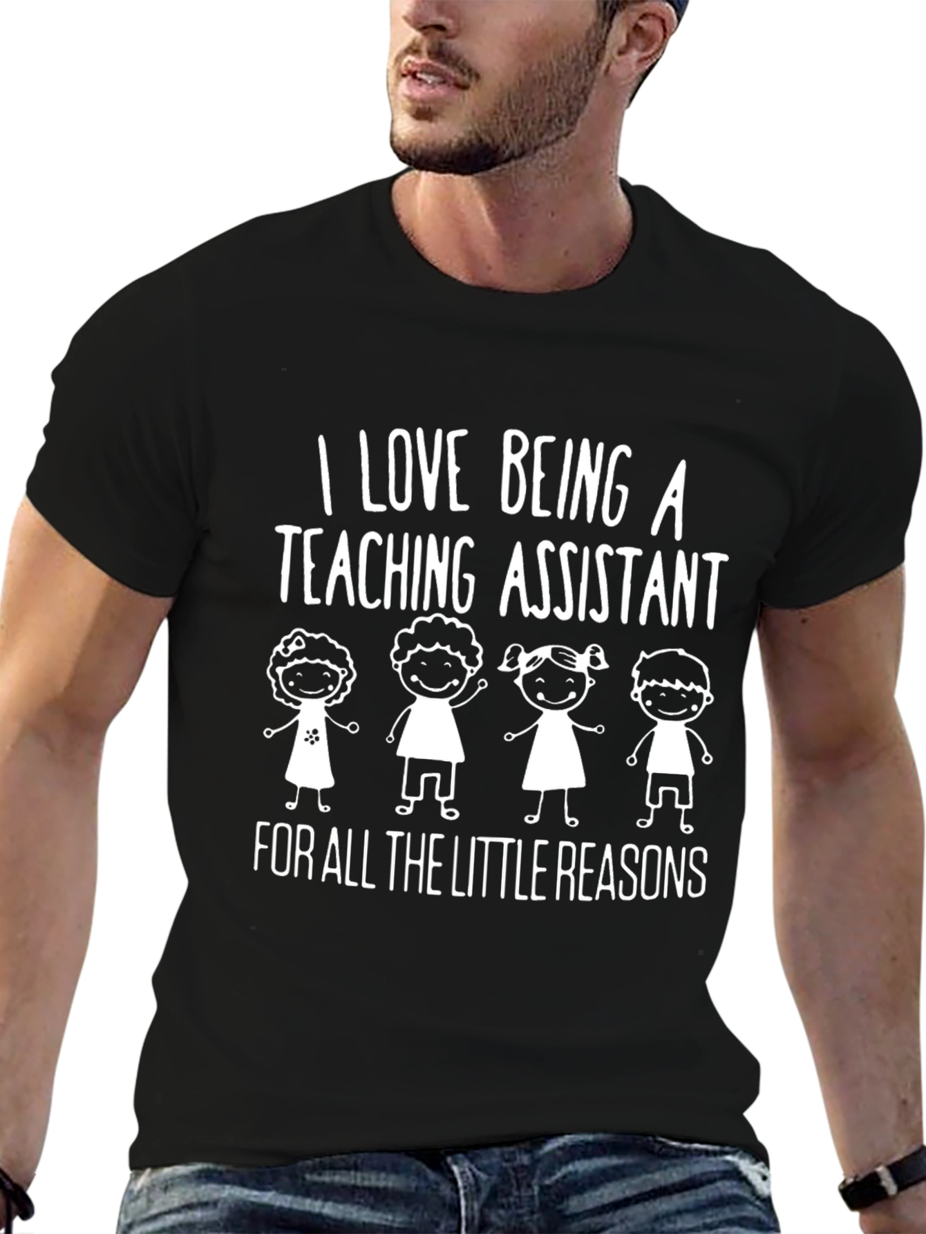 Teaching Assistant Love Graphic Tee