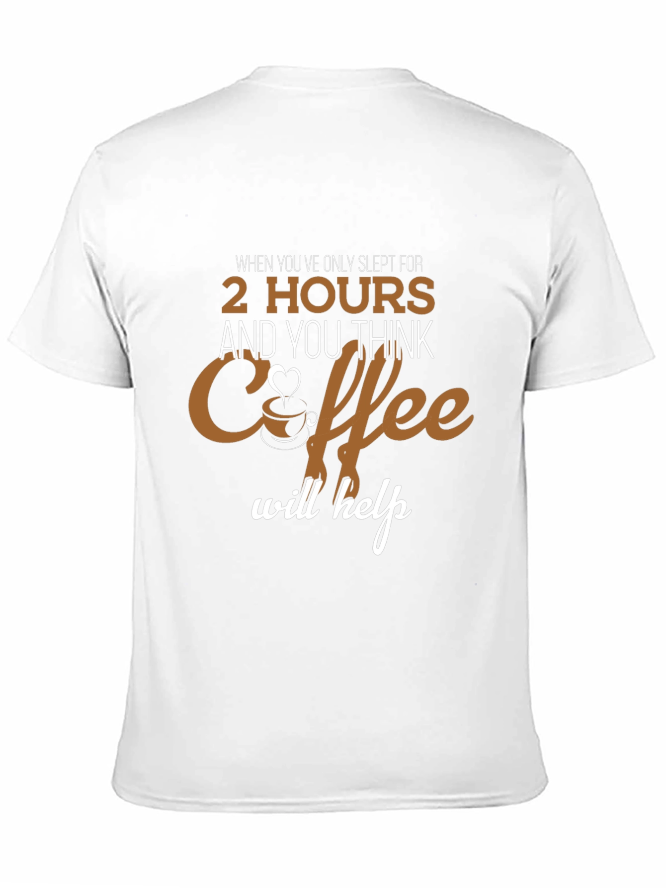 Coffee Will Help Black Graphic Tee