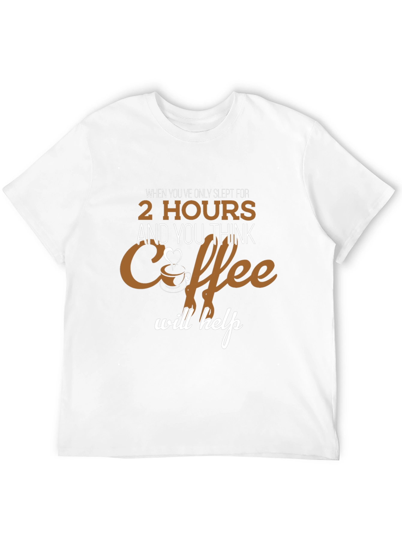 Coffee Will Help Black Graphic Tee