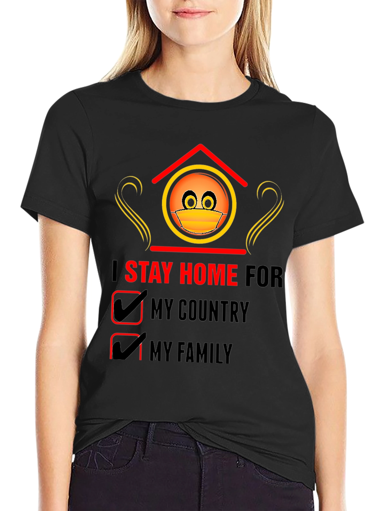 Stay Home T-Shirt - Country & Family