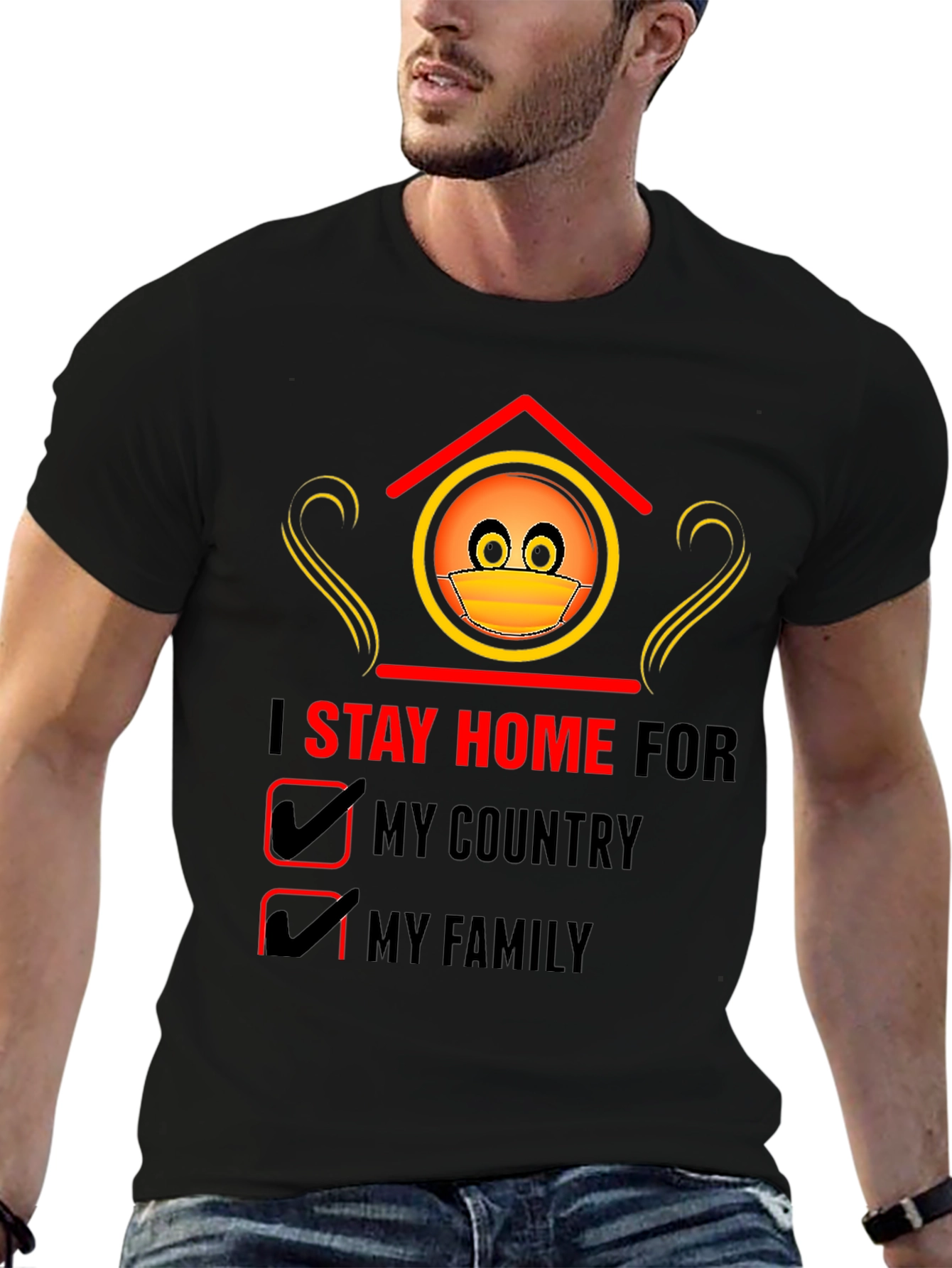 Stay Home T-Shirt - Country & Family