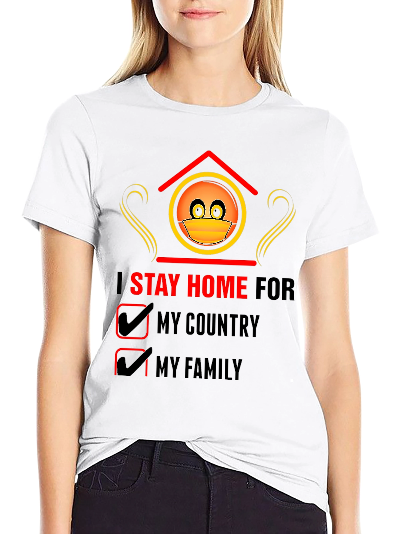 Stay Home T-Shirt - Country & Family