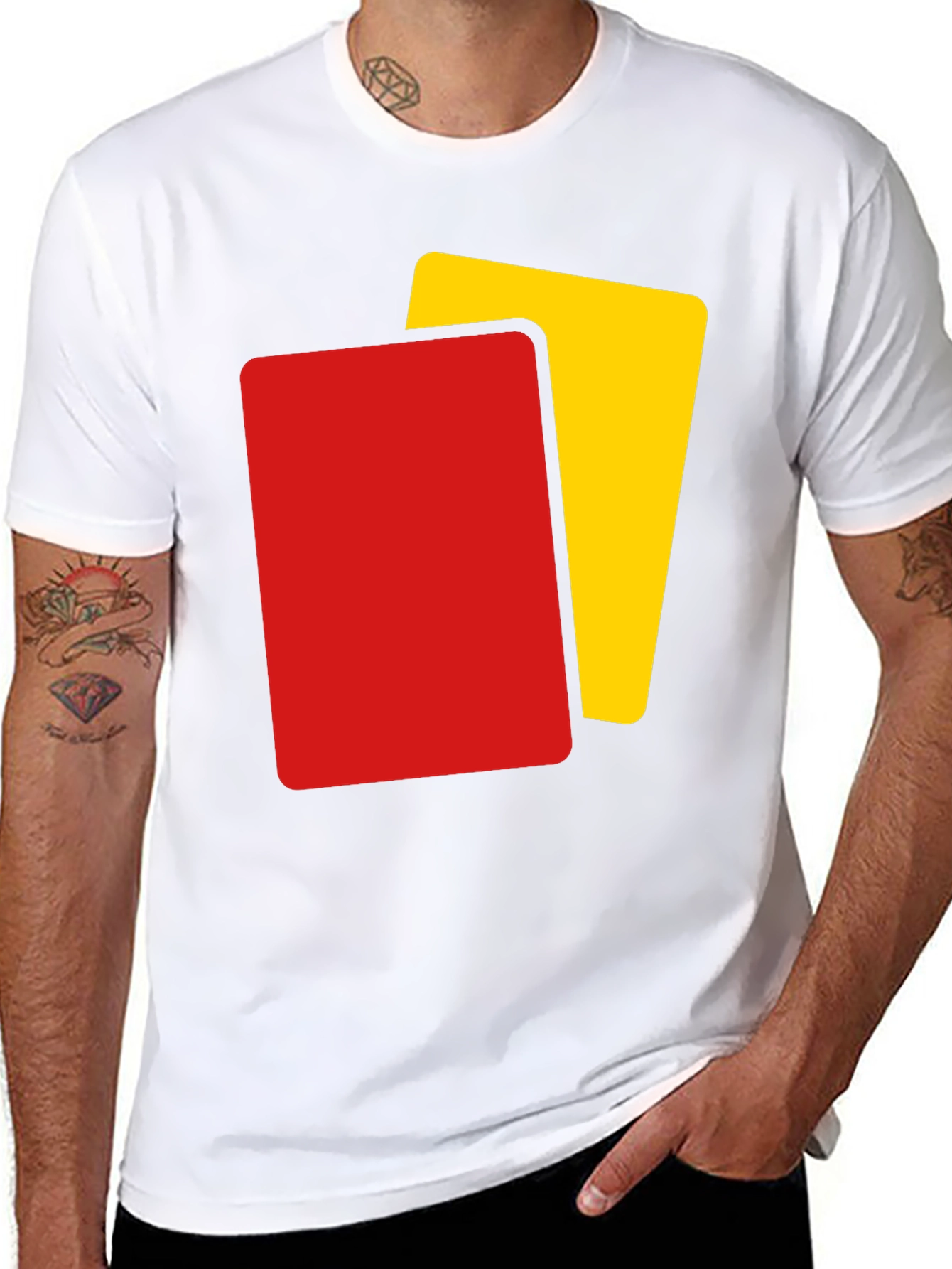 Referee Card T-Shirt - Black